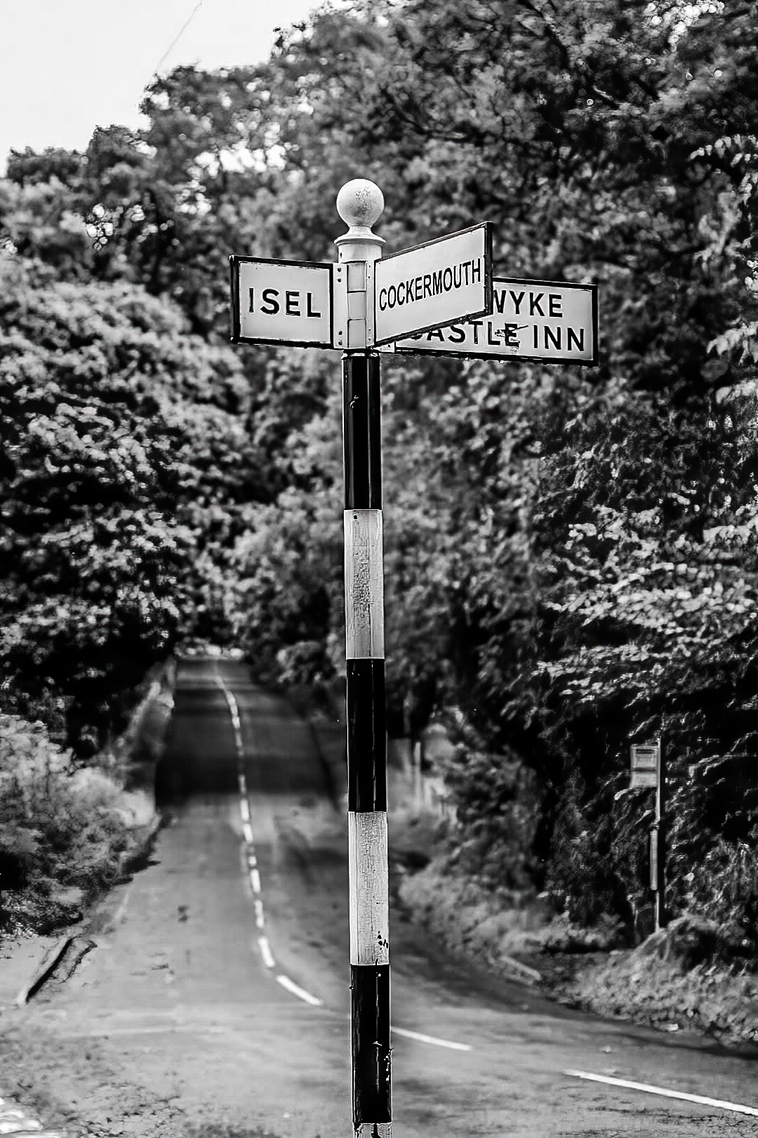 Road Sign, Ruddings Hill
