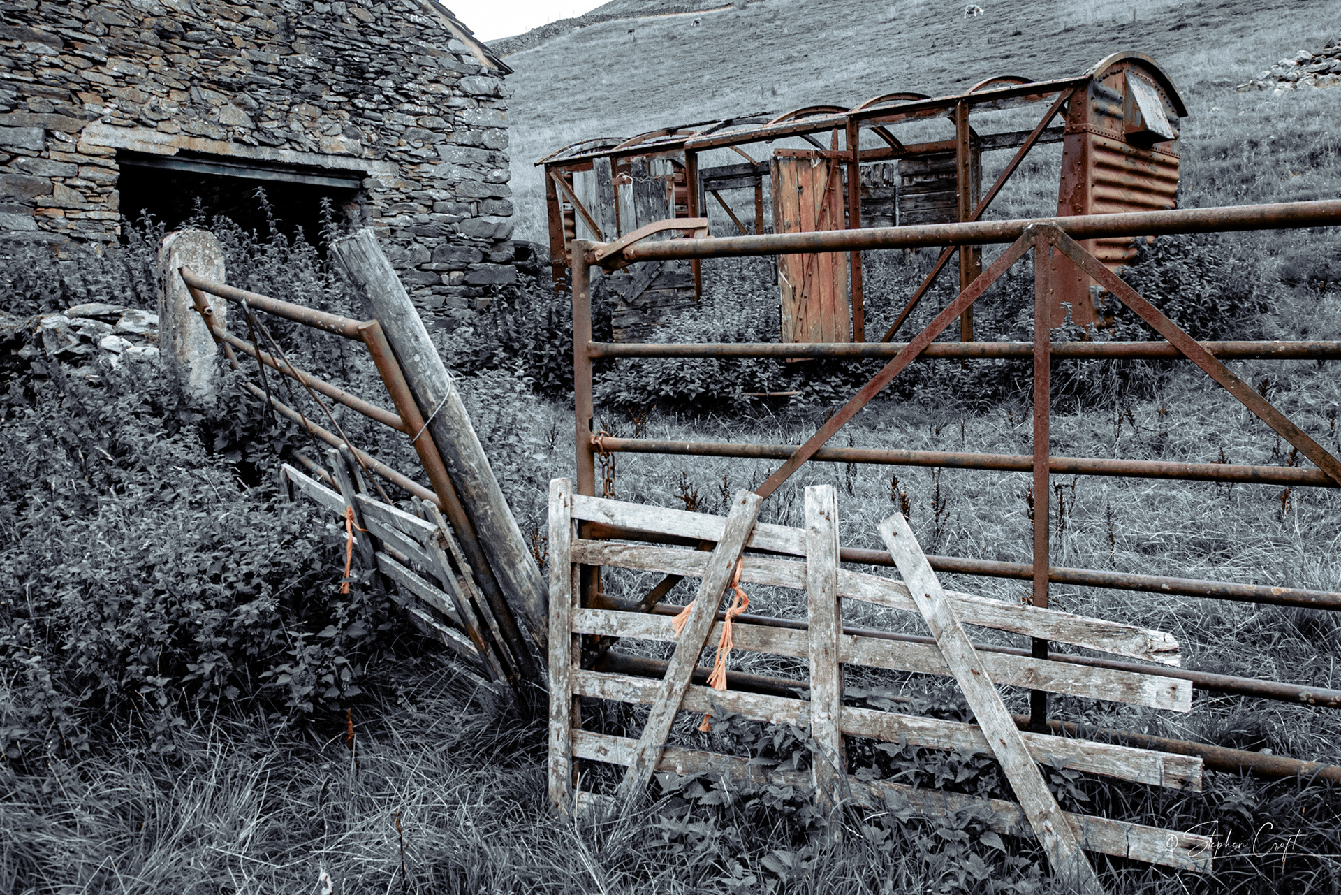 Martindale Farm, Black & White and Rust