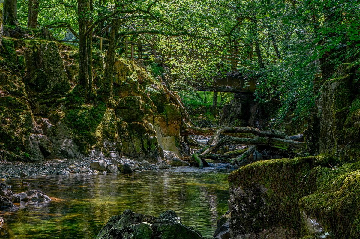 Girder Bridge, River Esk
