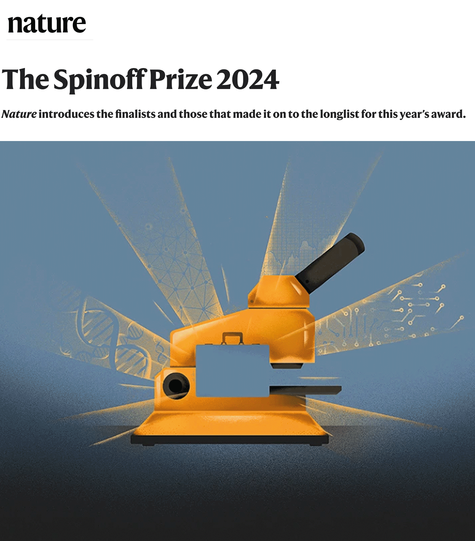 Scientific illustration for Nature Spinoff Prize 2024