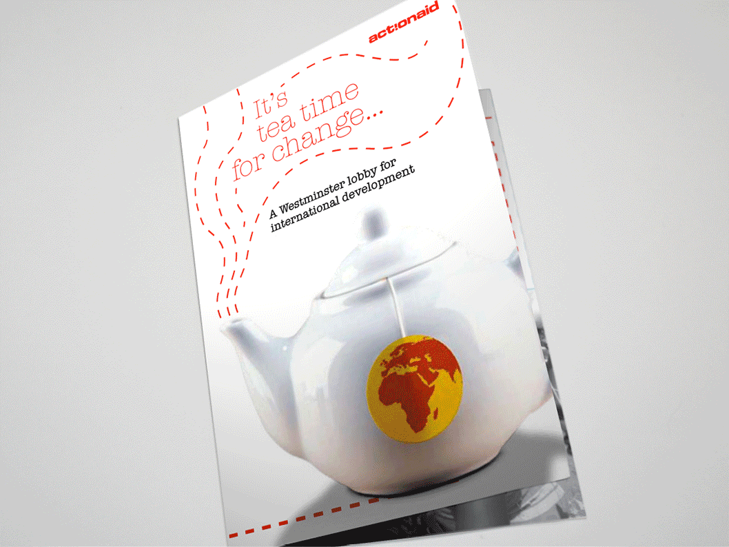 Campaign design for Action Aid.