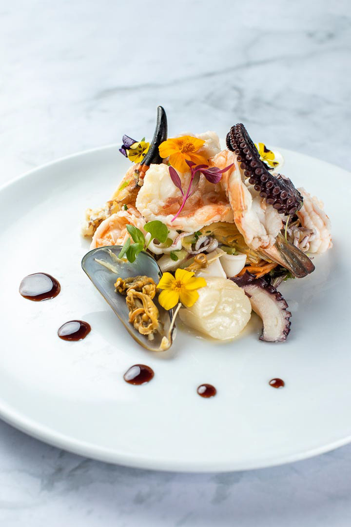 Fotografía comercial para menú de restaurante.
