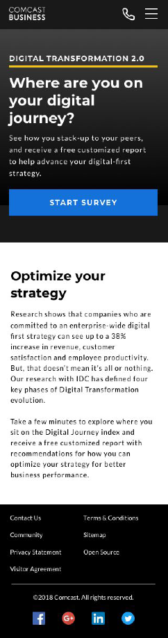 DT 2.0 Survey Landing Page - Desktop