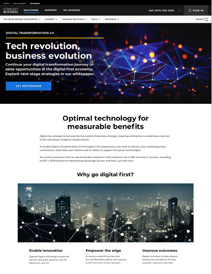 DT 2.0 Landing Page - Desktop