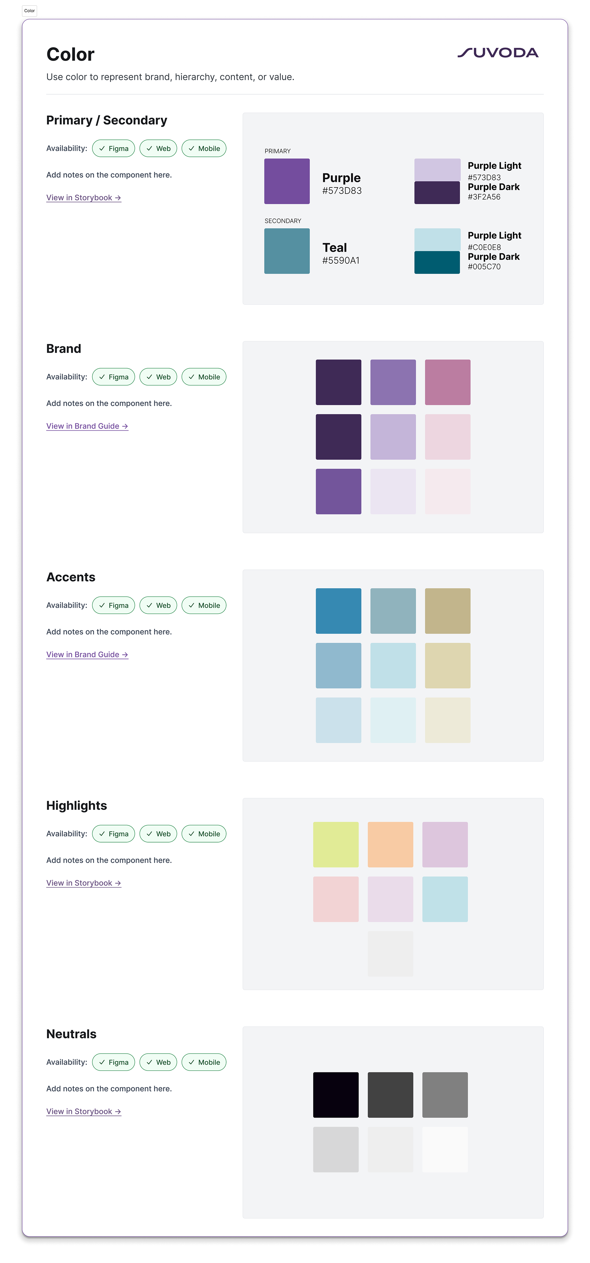 Color Documentation