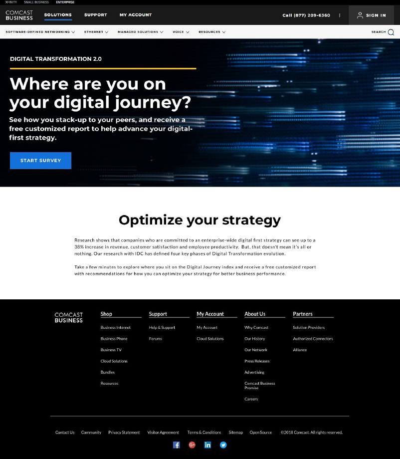 DT 2.0 Survey Landing Page - Desktop