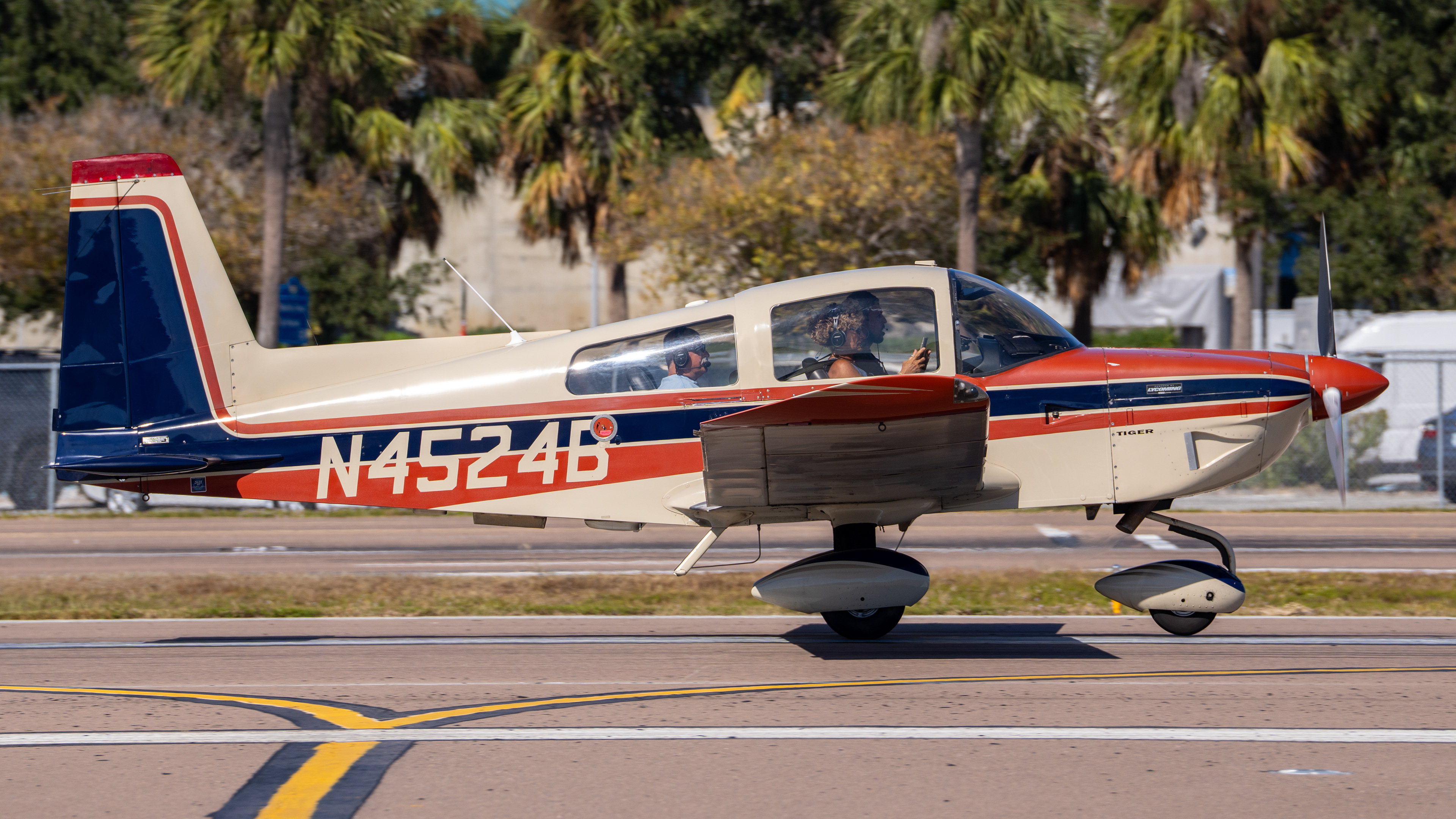 N4524B - Grumman AA-5B Tiger