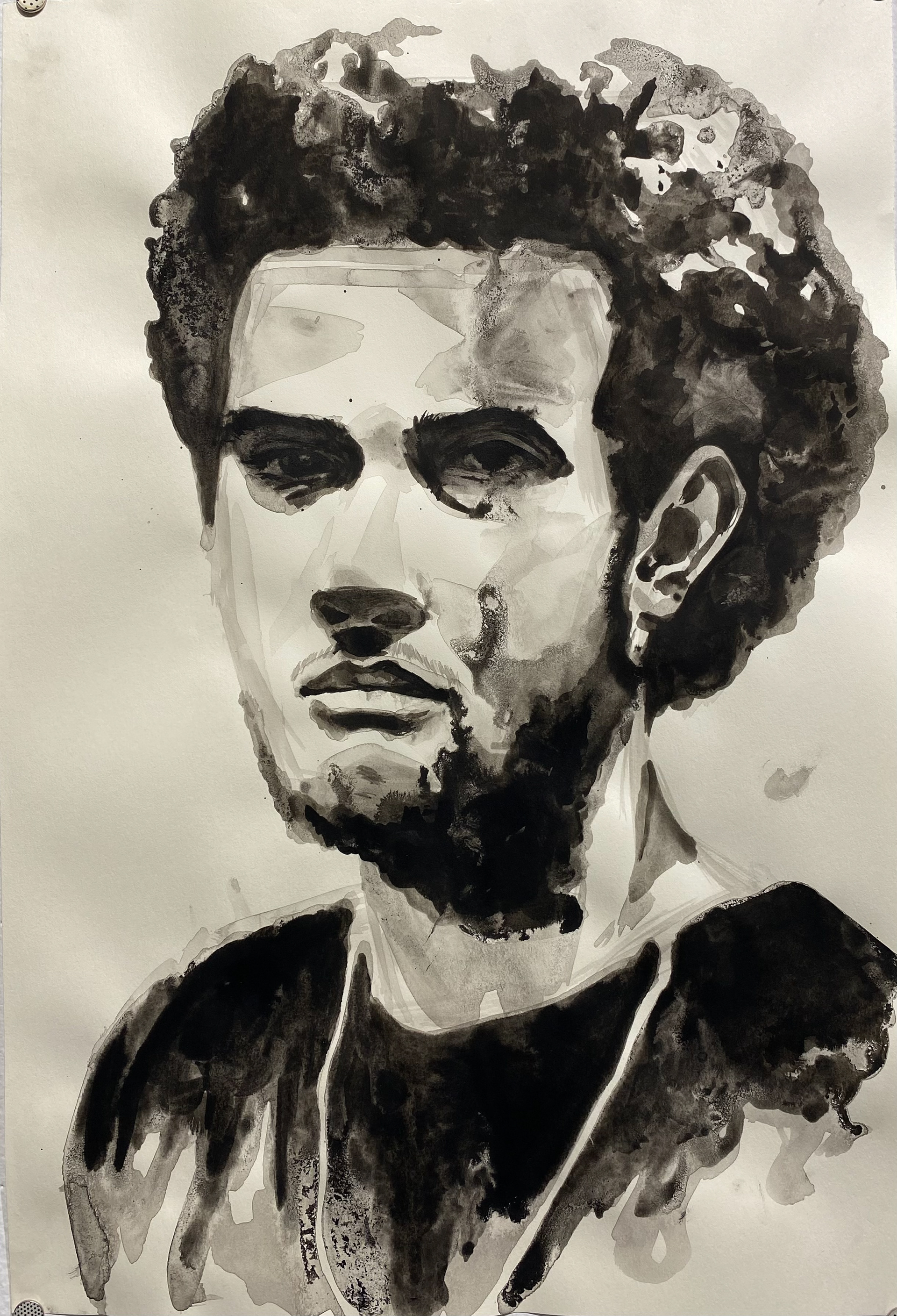 Gaze / India Ink on BFK paper / 2023