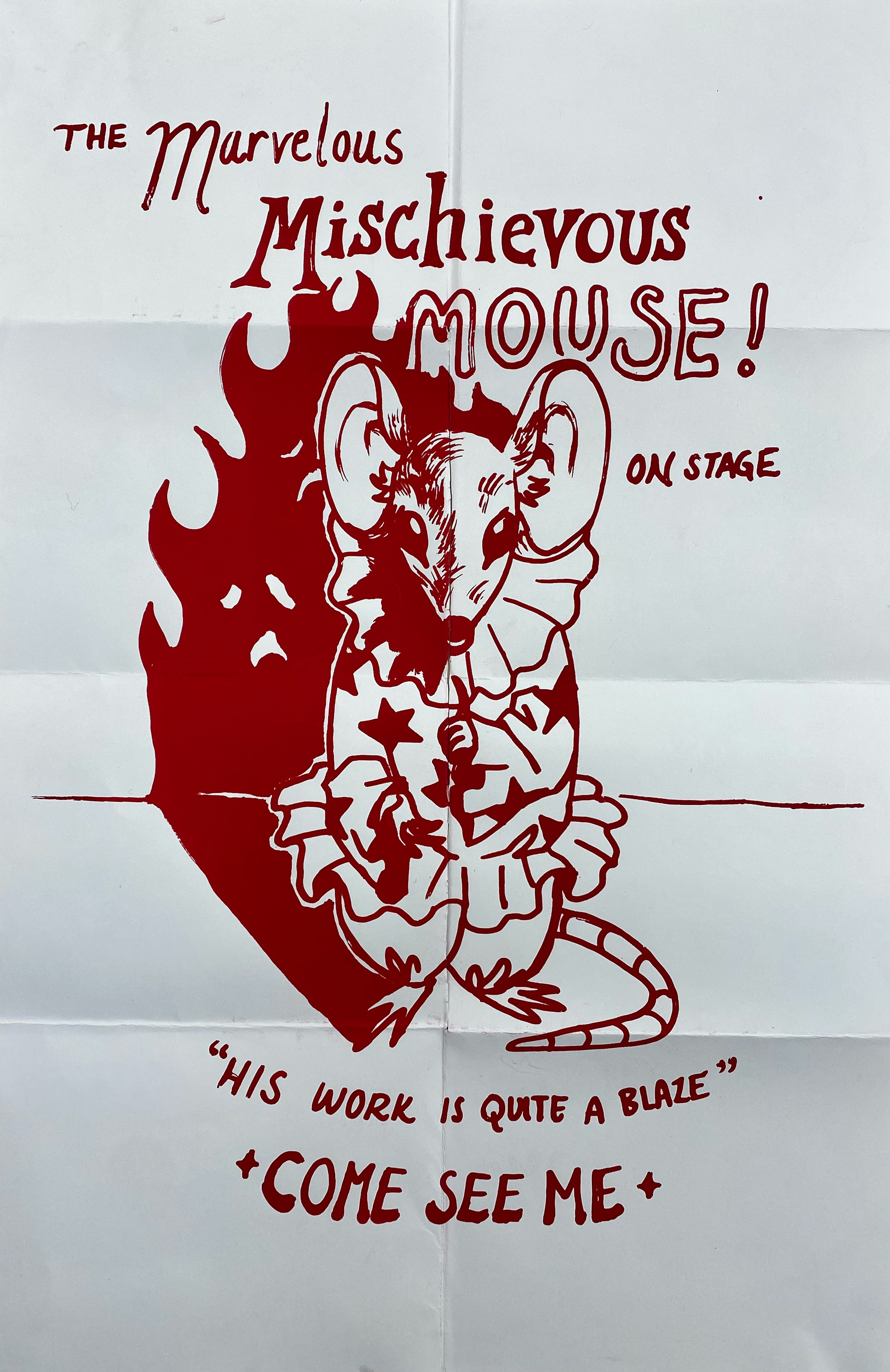 How Misty Got Her Stage Name Poster / Screen Print on Paper / 12" x 18" / 2024