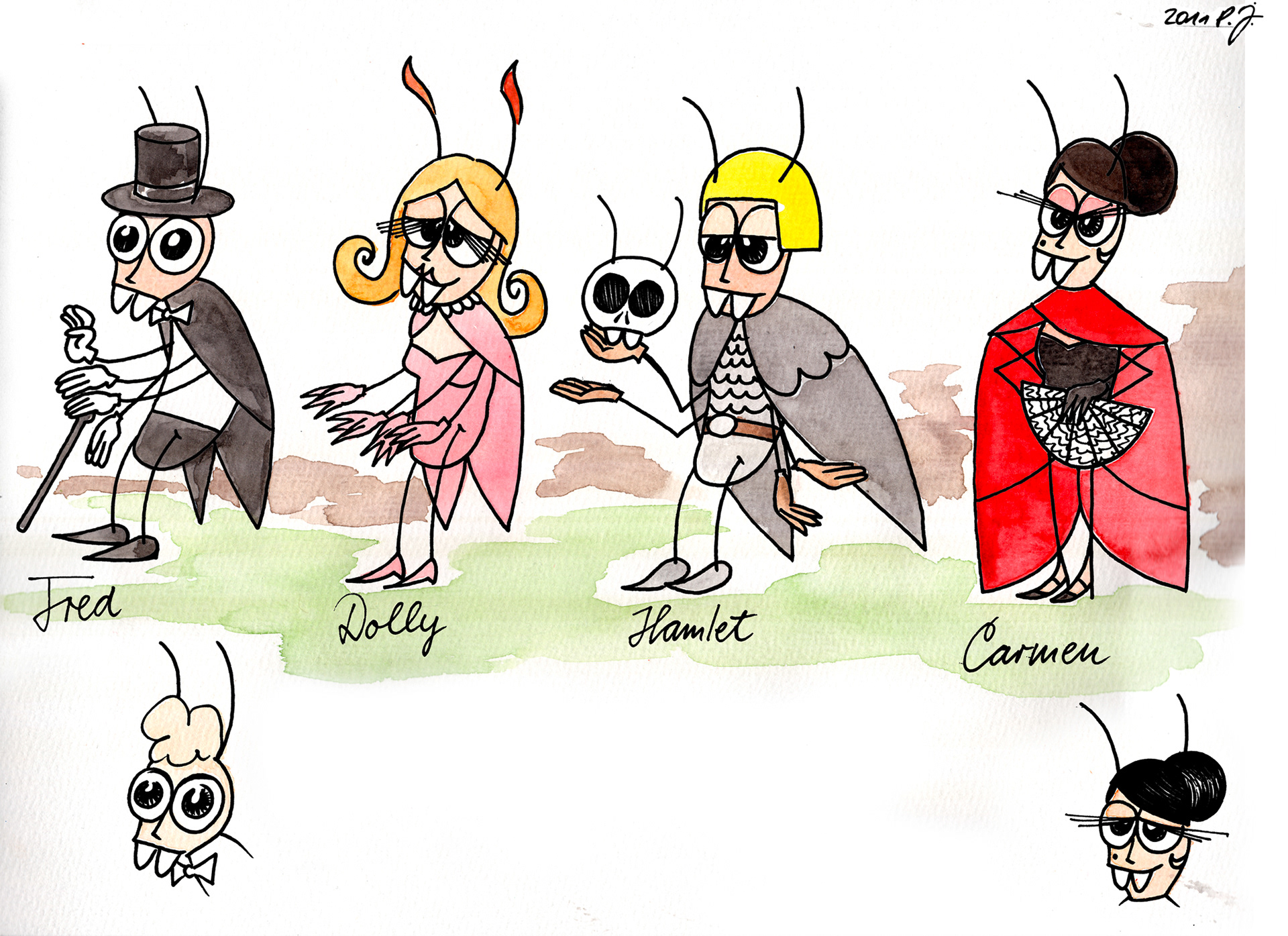 Skizze für ein Bilderbuch