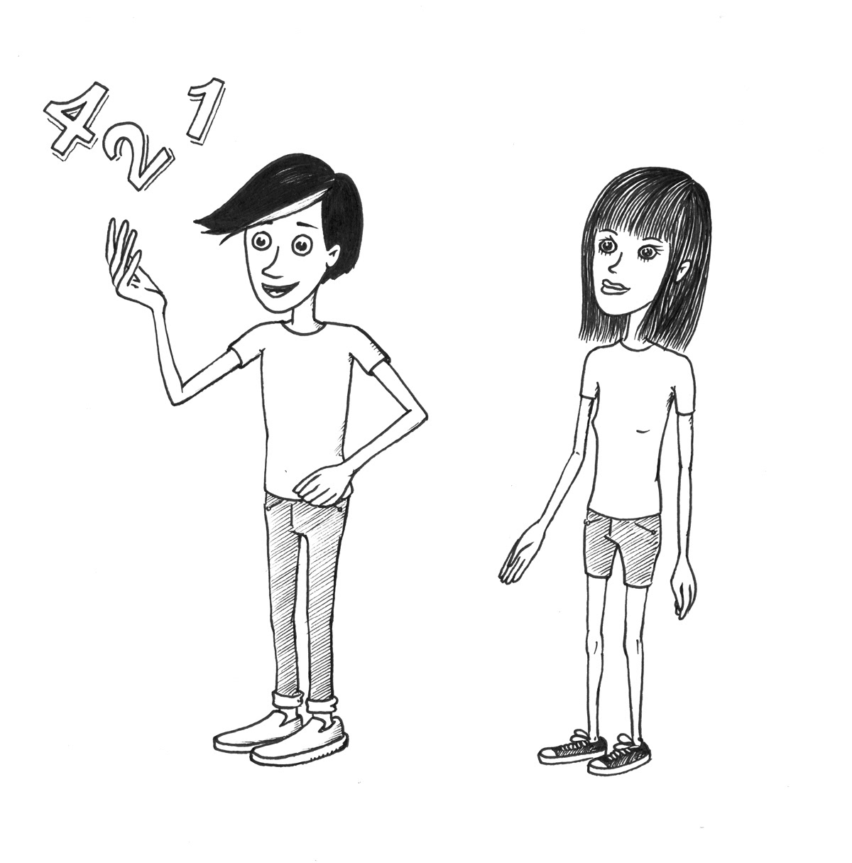 Skizze für ein Bilderbuch