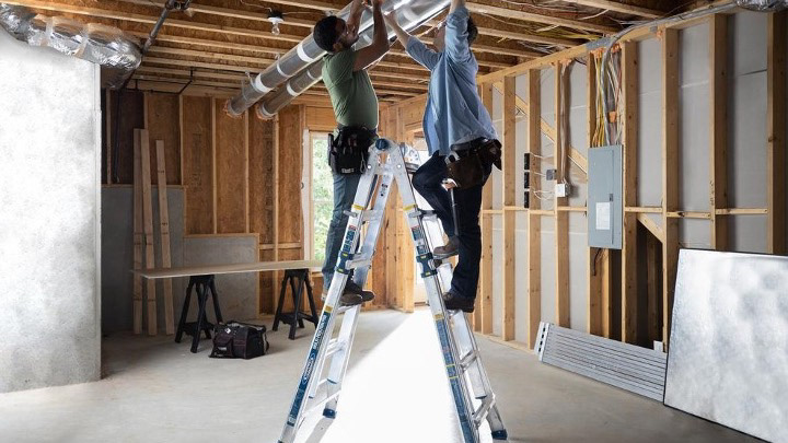 Industrial design of a commercial ladder for Werner.