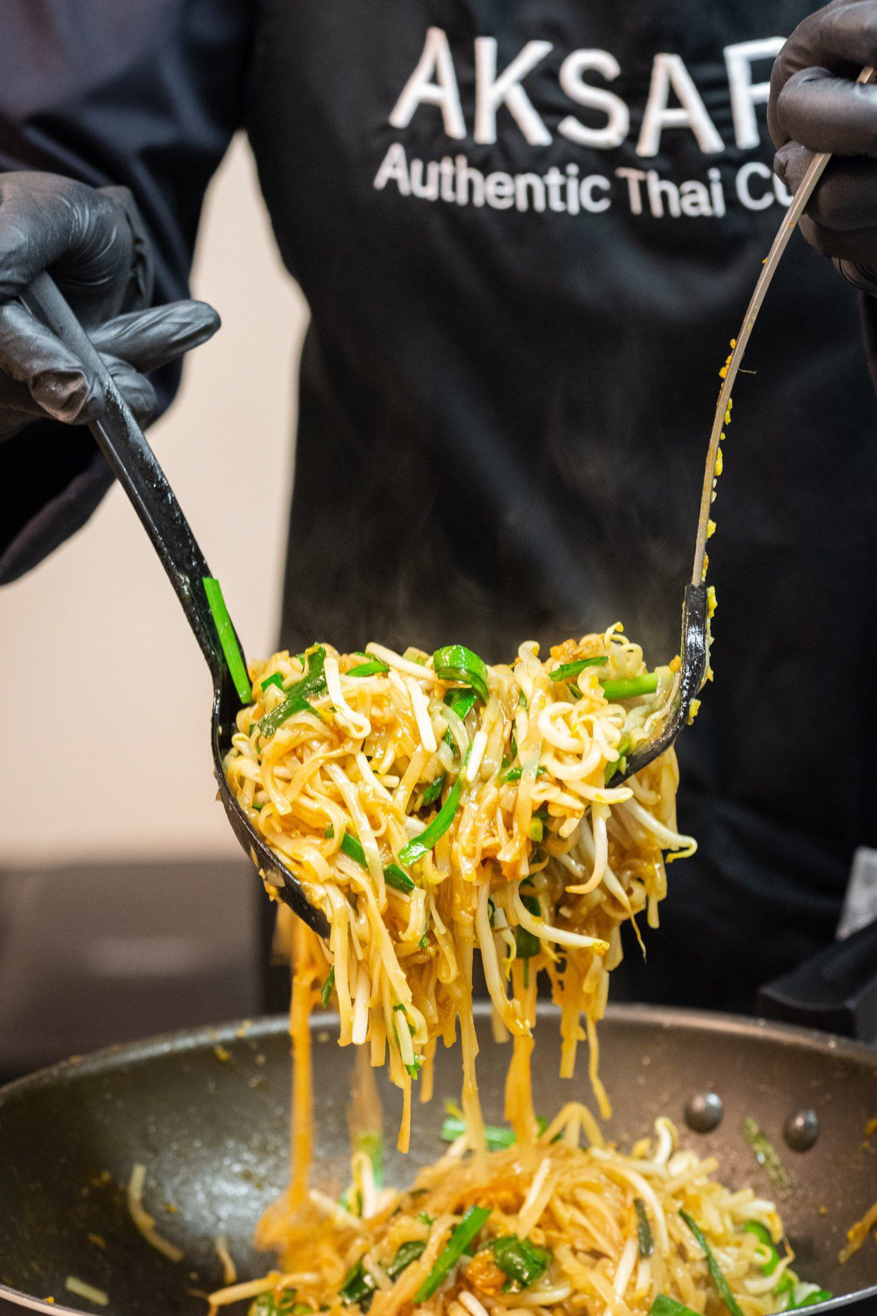 Catering: frisches Pad Thai