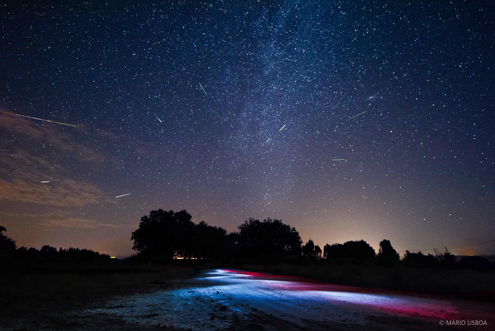 Perseidas 2020, Rosmaninhal, Portugal