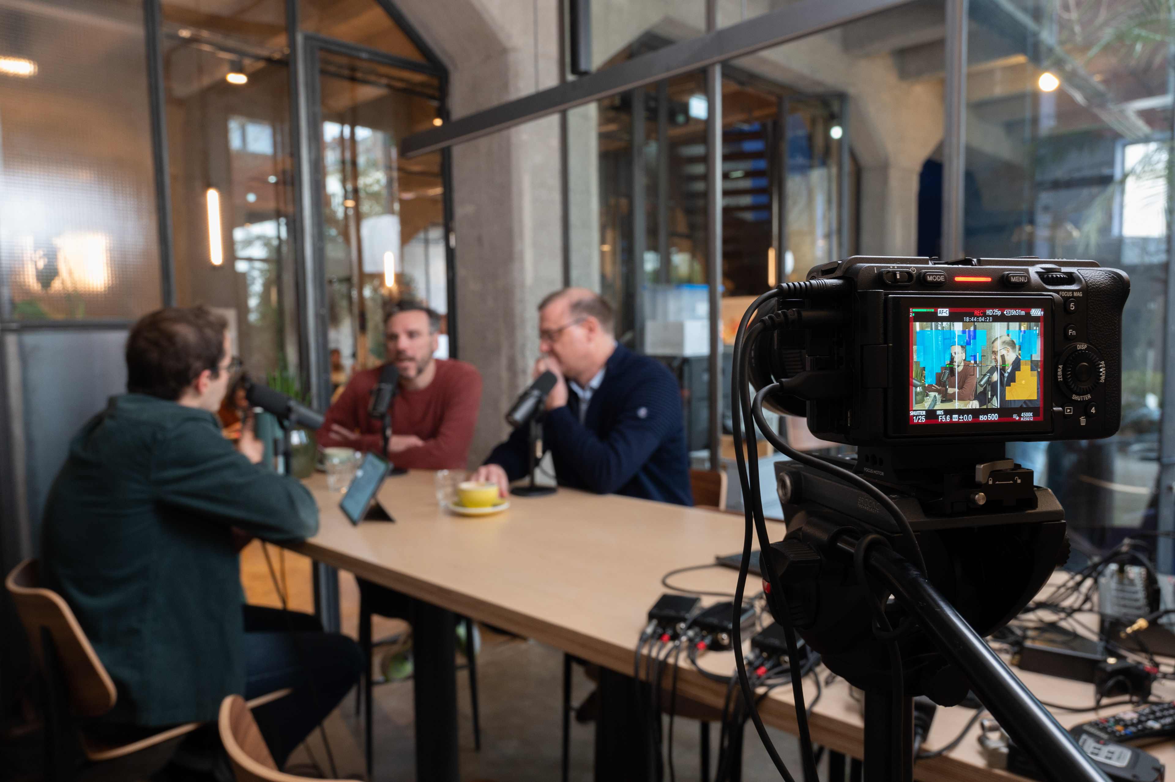 Tournage du Podcast "Raclette talk", Réalisation Super 35