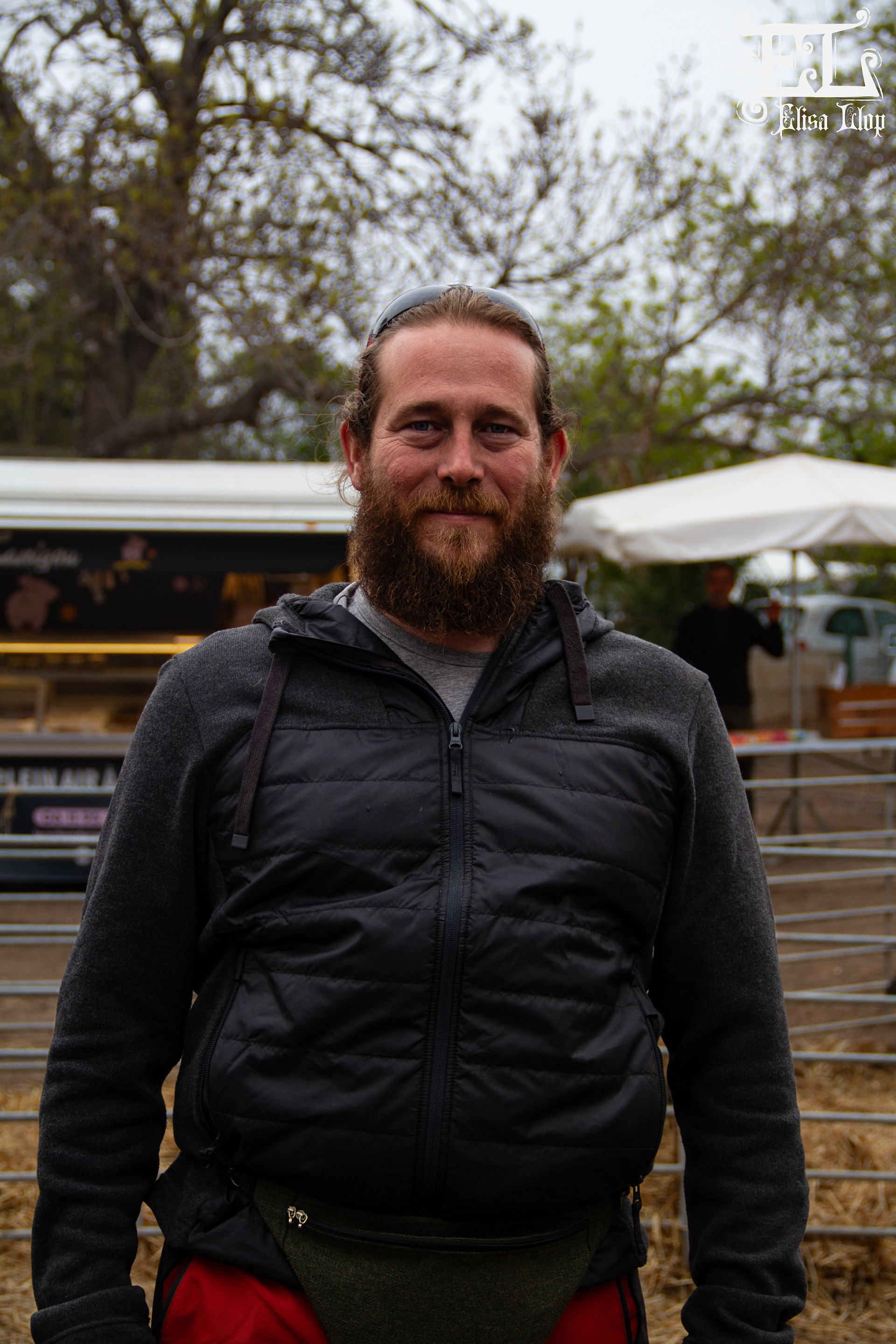 Romain, éleveur de cochons fermiers, février 2024
