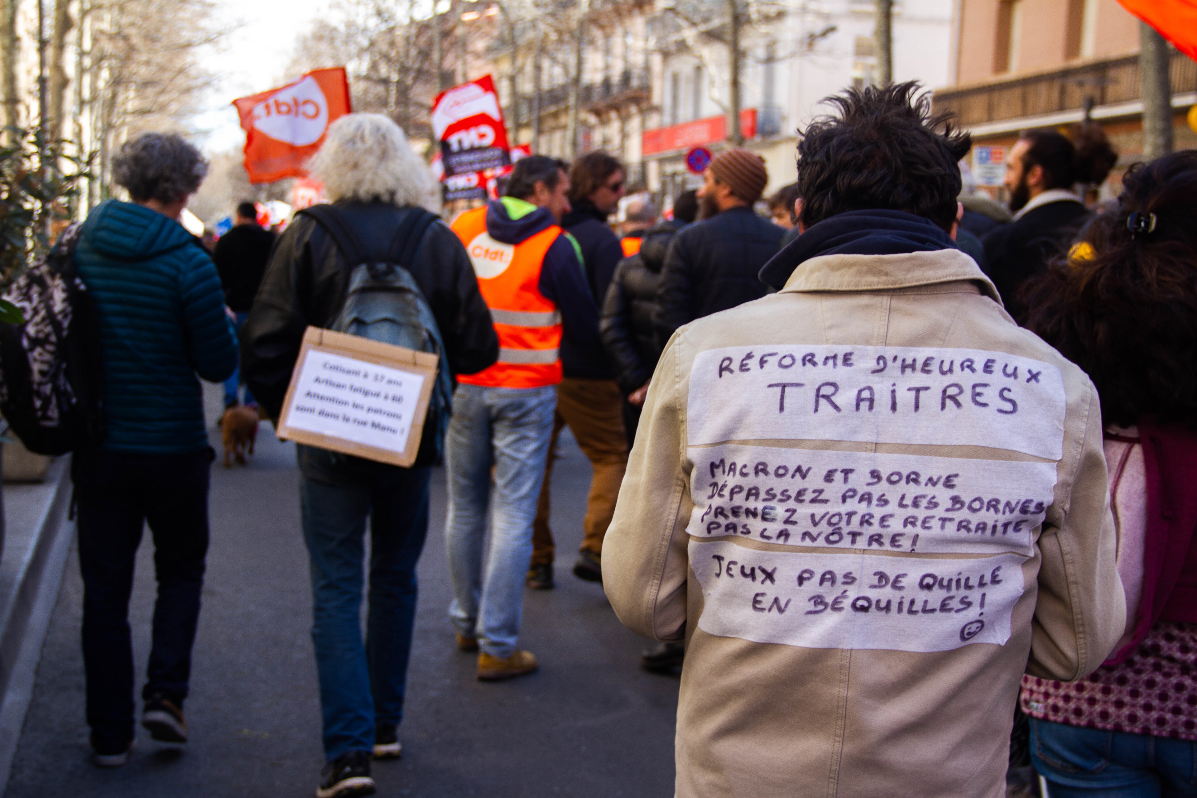 Evénements - mars 2023, Manifestation contre la réforme des retraites, Perpignan