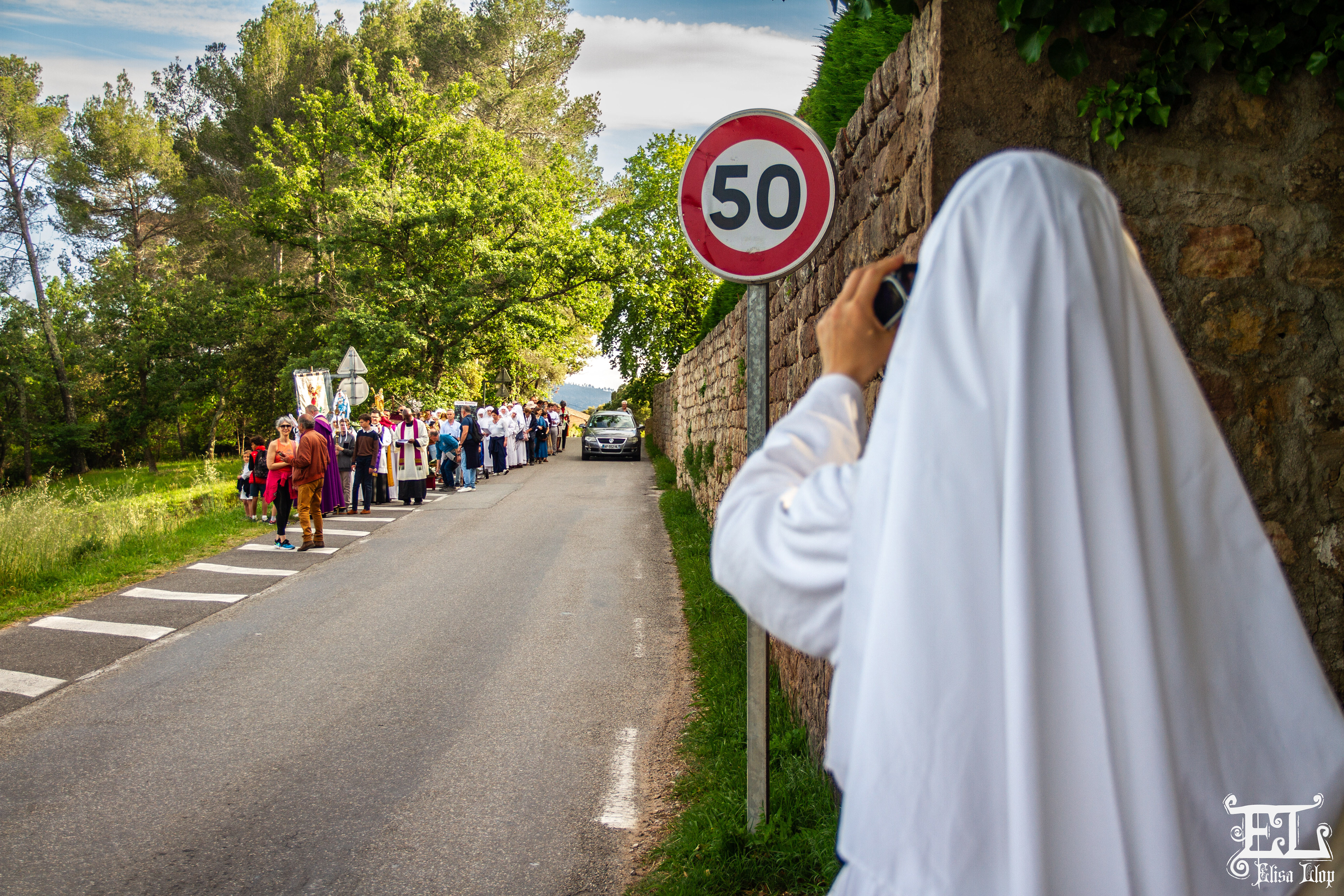 Procession pour la pluie à Arc-sur-Argens, Provence, mai 2024