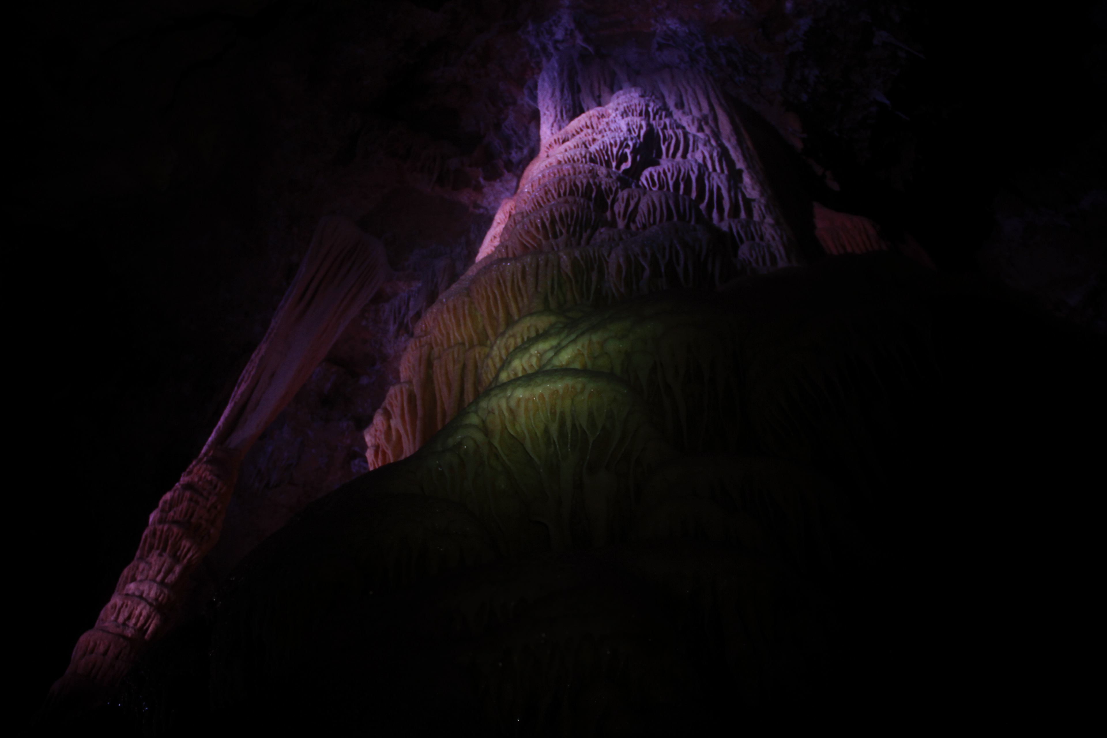 Grotte de Clamouse, parties publiques. Novembre 2022, Hérault