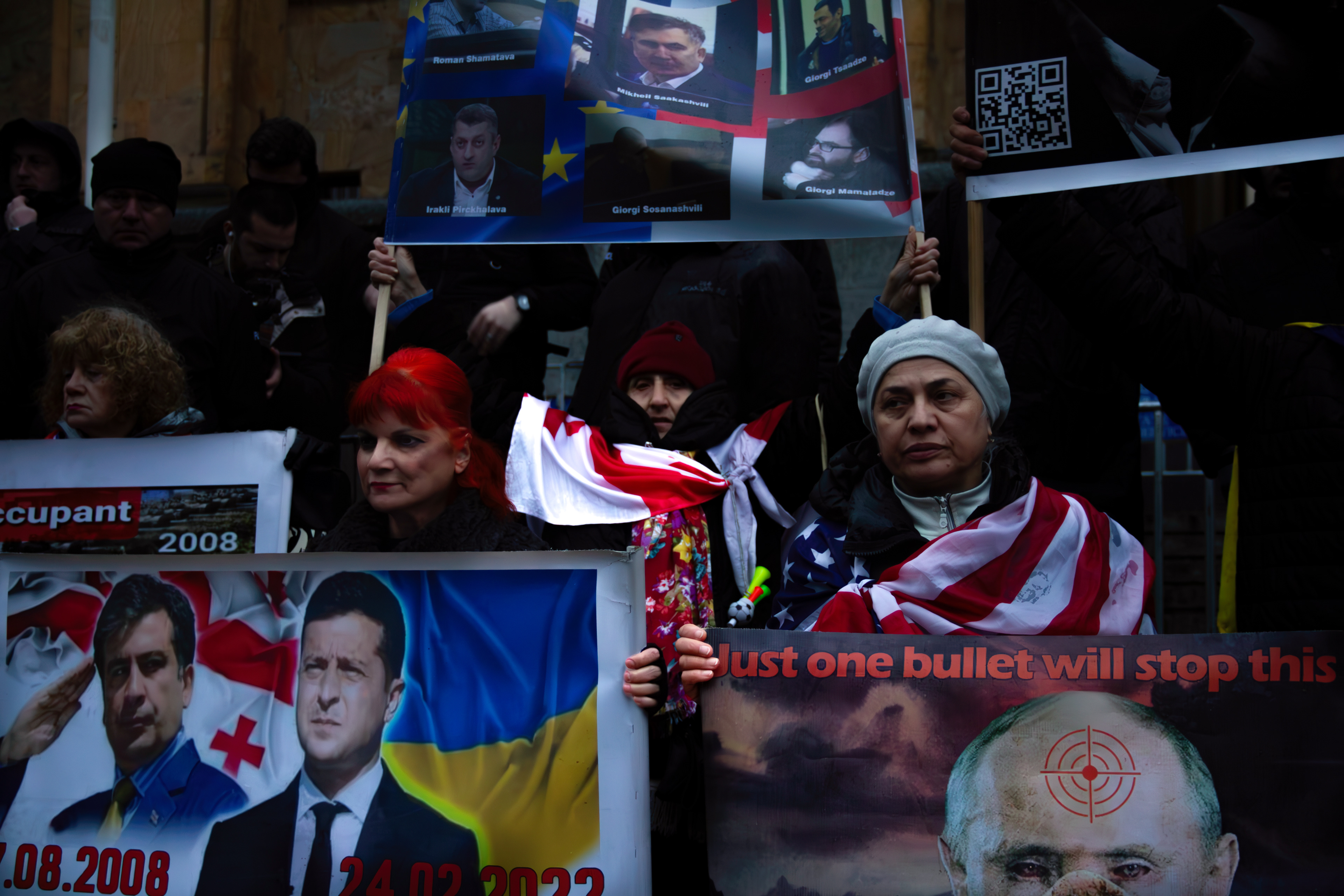 Reportage: les habitants de Géorgie dans le contexte de guerre en Ukraine: témoignages, divers impacts... Début mars 2023, Tbilissi, Georgia