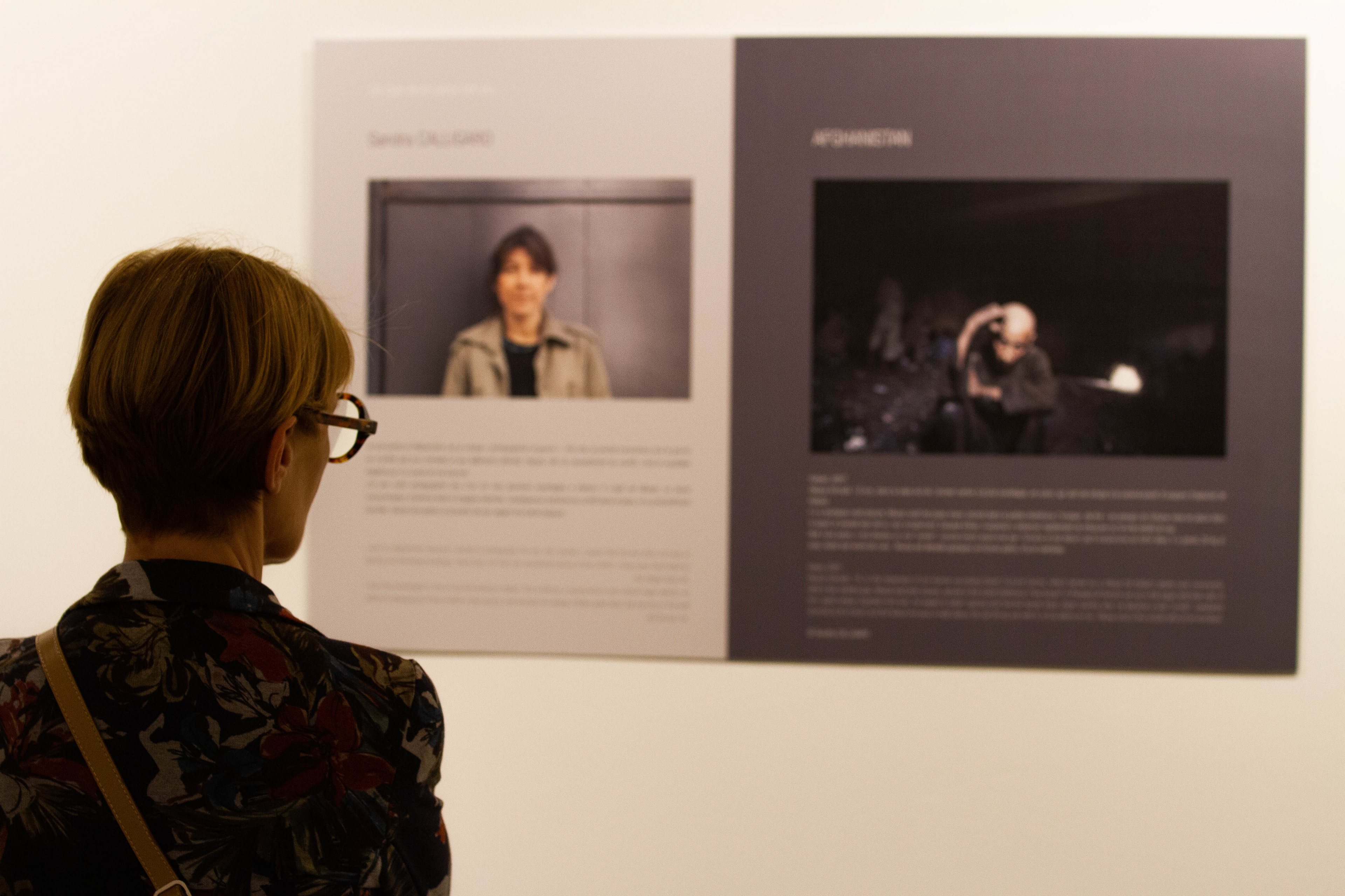 CIP- Vernissage d'Alizé le Maoult pour la 2ème partie de son exposition "Ce que leurs yeux ont vu", donnant la parole aux photojournalistes du monde entier.