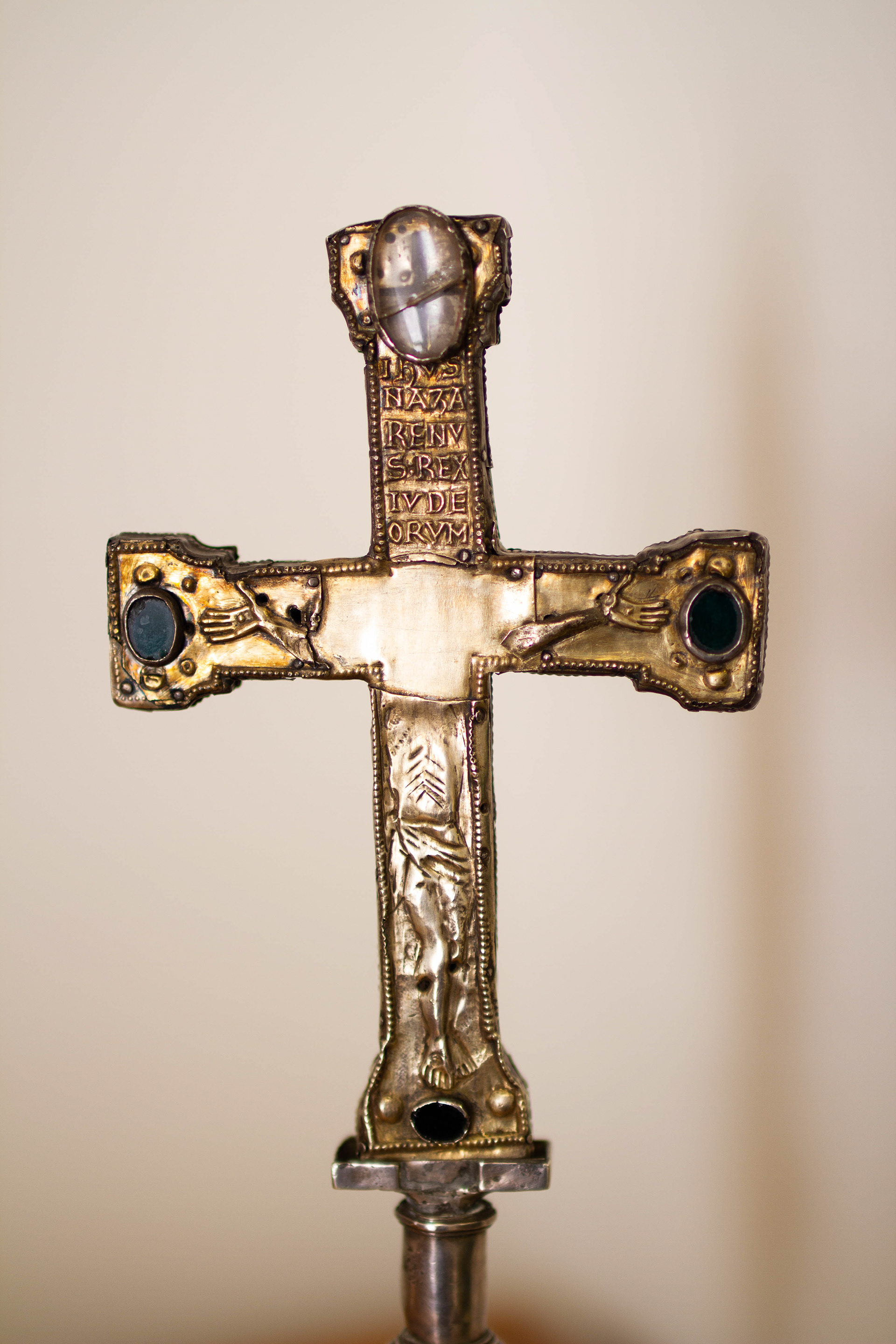 La fameuse croix reliquaire de Saint-Martin-de-Londres, du XI ème siècle, qui était utilisée pour les processions de pluie.