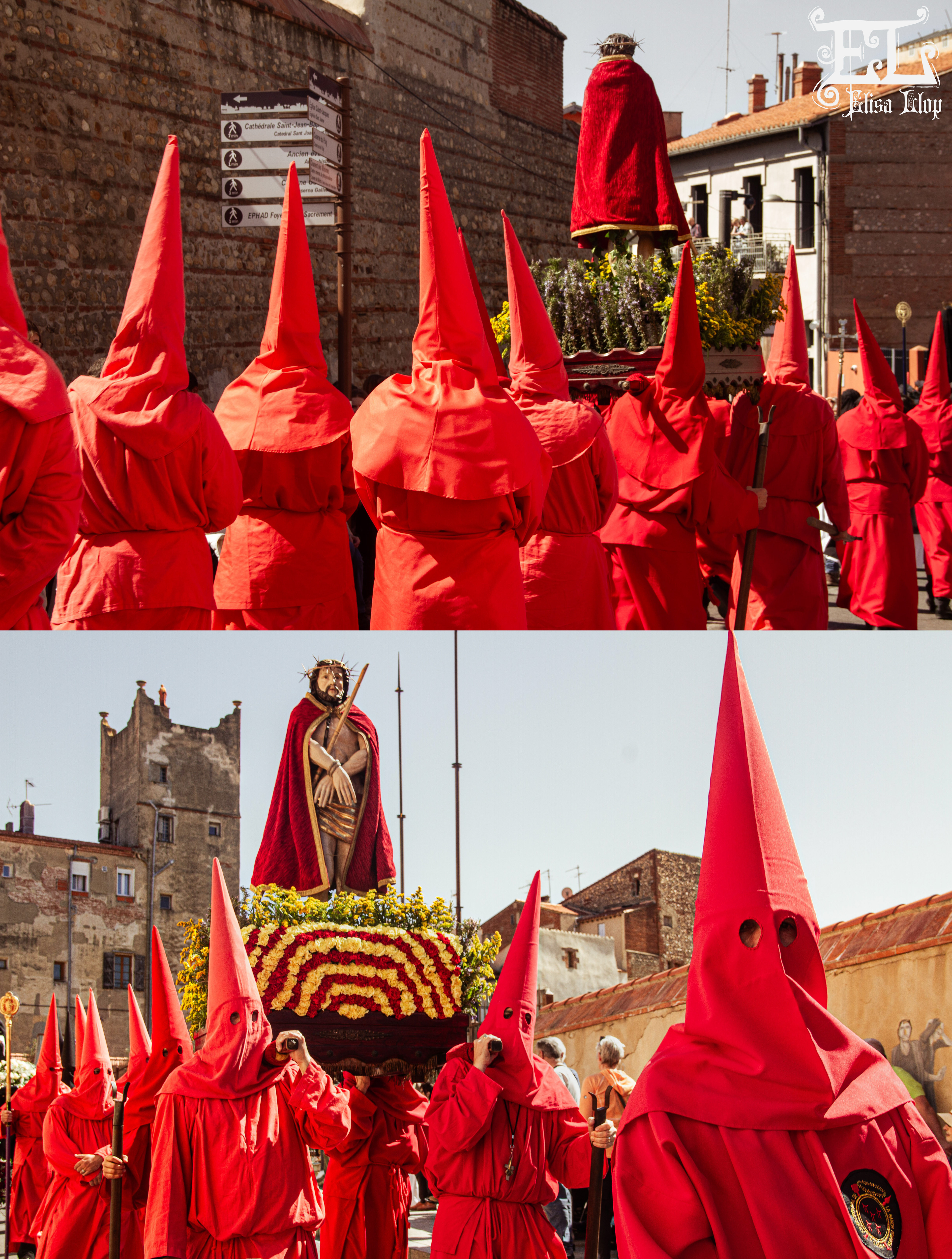 Semaine Sainte - Procession de la Sanch 2024 & 2023 à Perpignan.