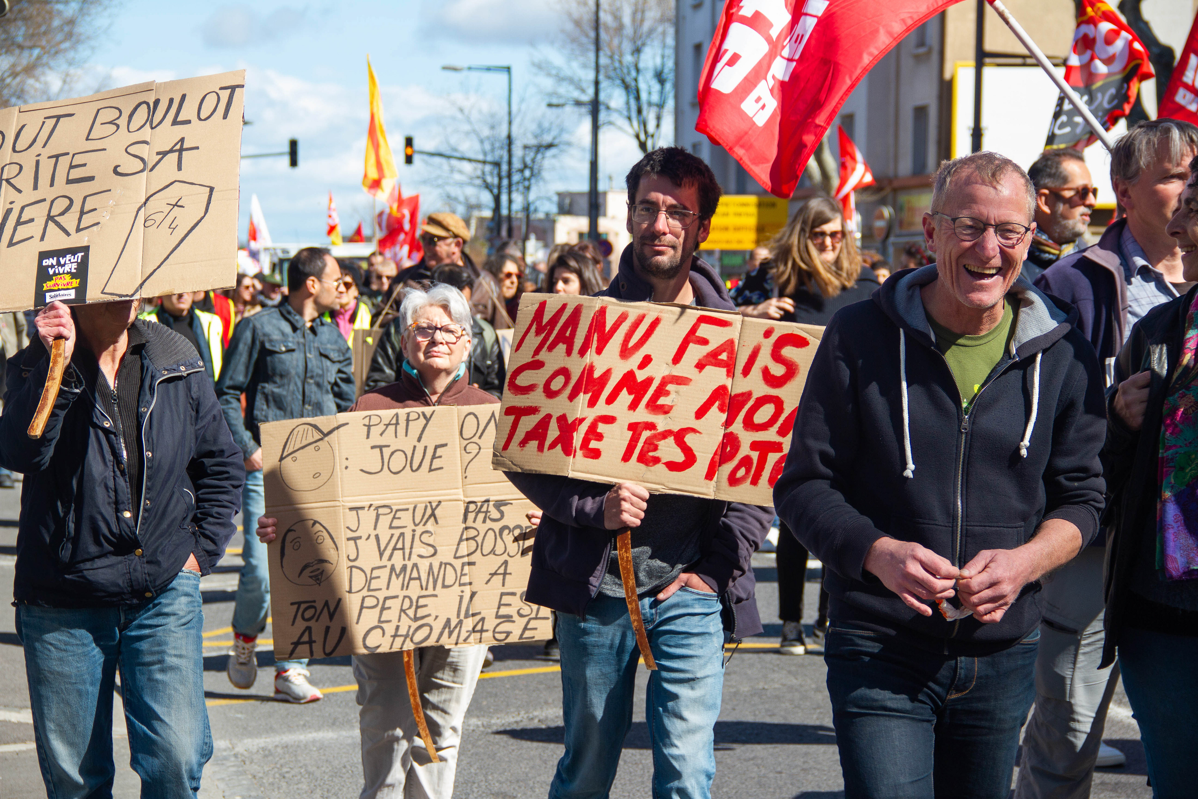 Evénements - mars 2023, Manifestation contre la réforme des retraites, Perpignan