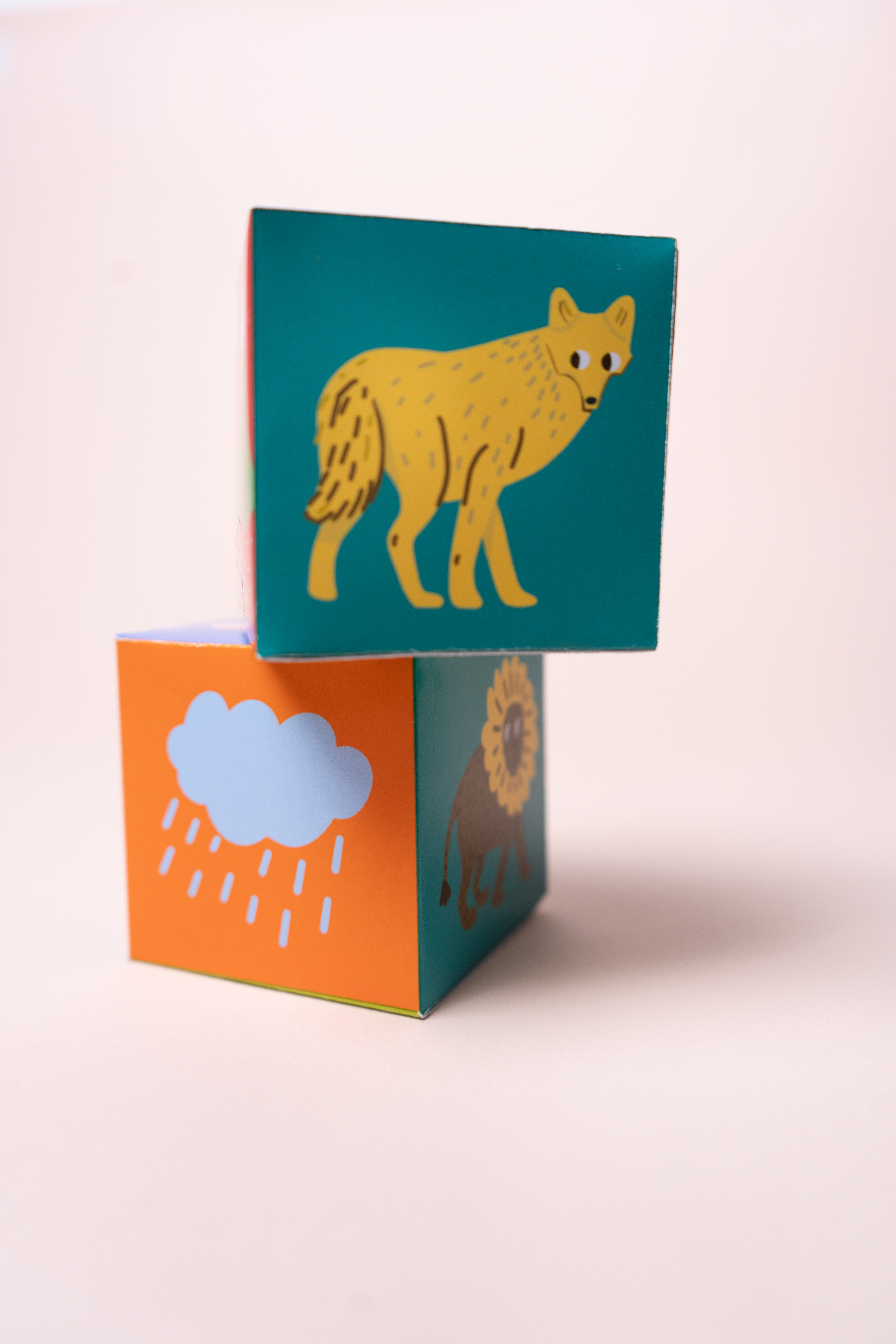 7) Storytelling Cubes / Roll the dice and imagine weather-related stories (Communication Activity)