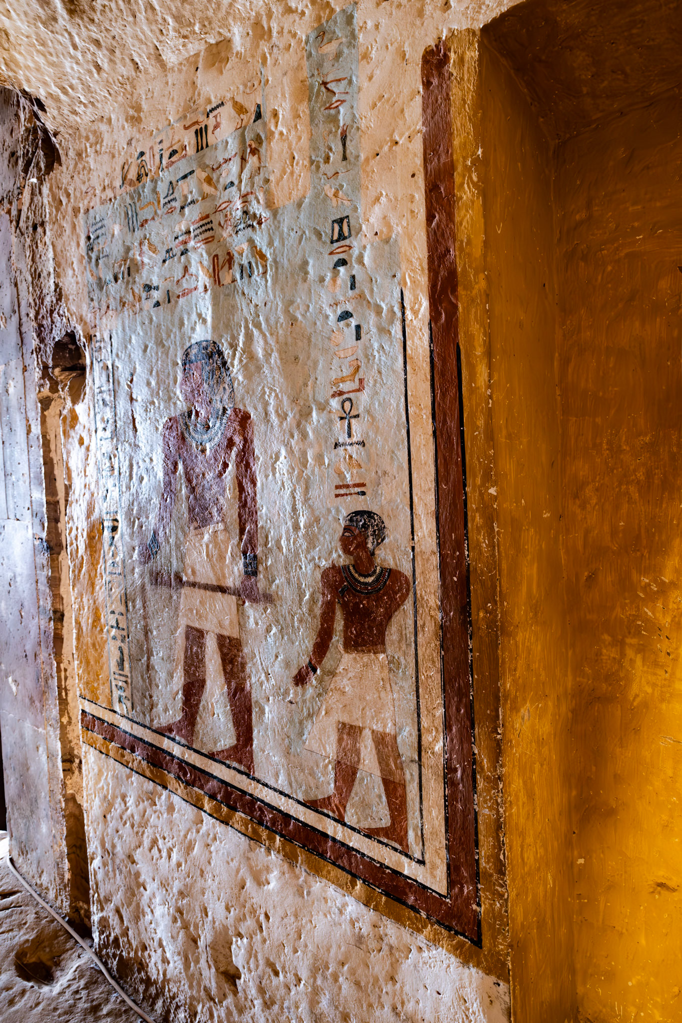 Relief of Sarenput II from his tomb II at Qubbet el-Hawa, 12th dynasty Middle Kingdom