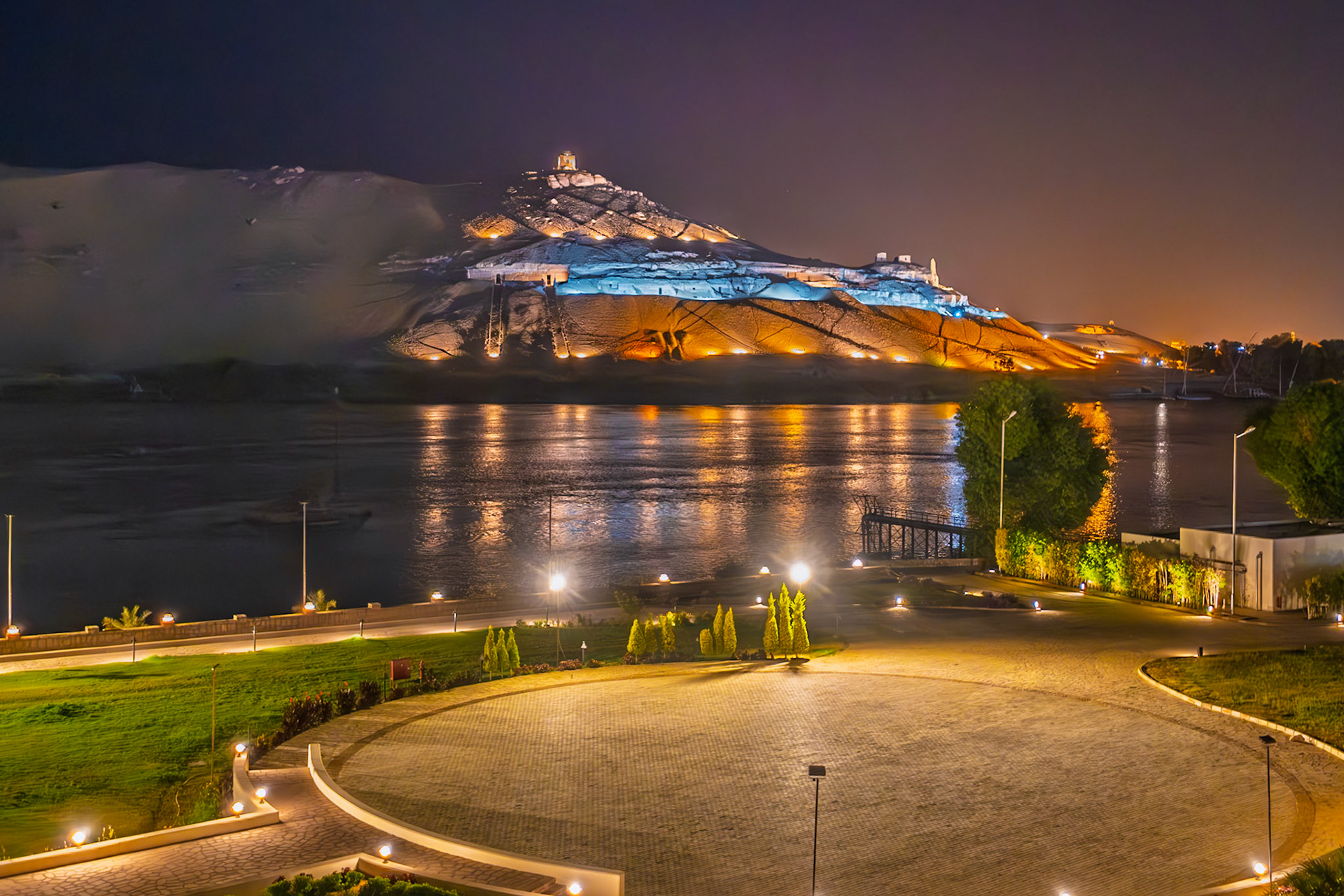 View of Qubbet el-hawa from hotel (Movenpick)