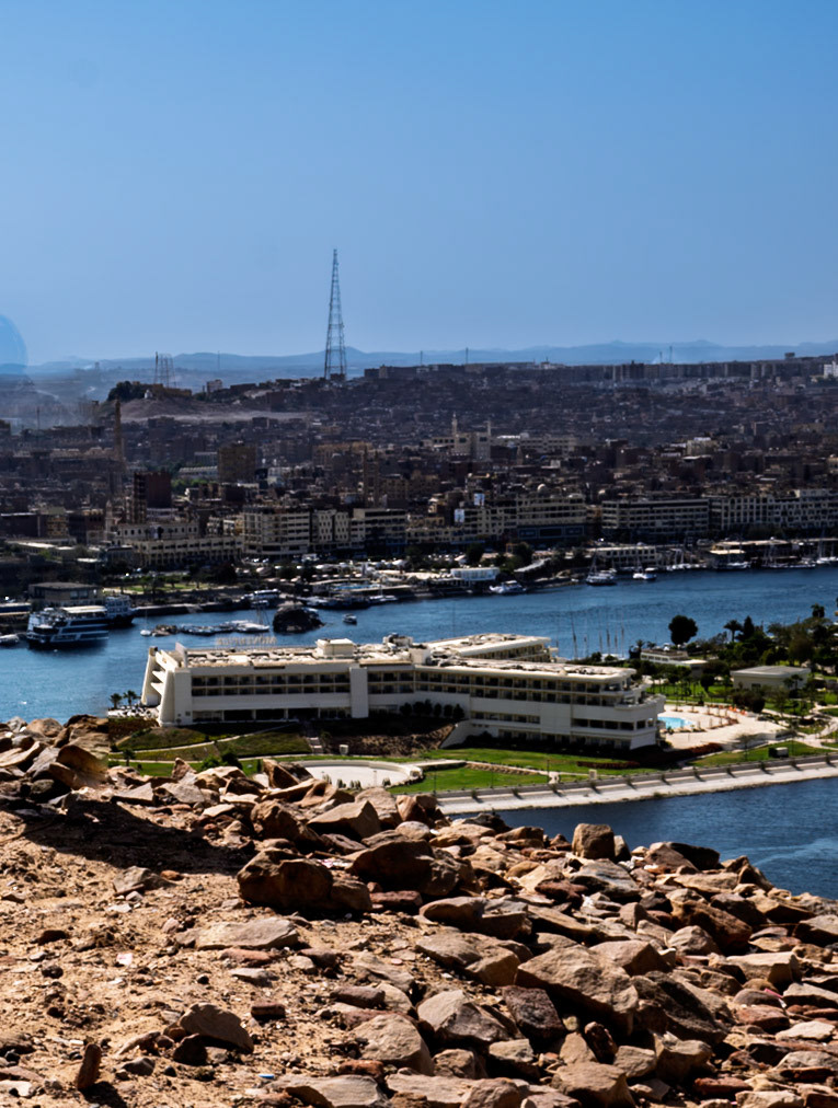 Our hotel in Aswan - Movenpick. Panoramic views and relaxed atmosphere. Preferred to others.