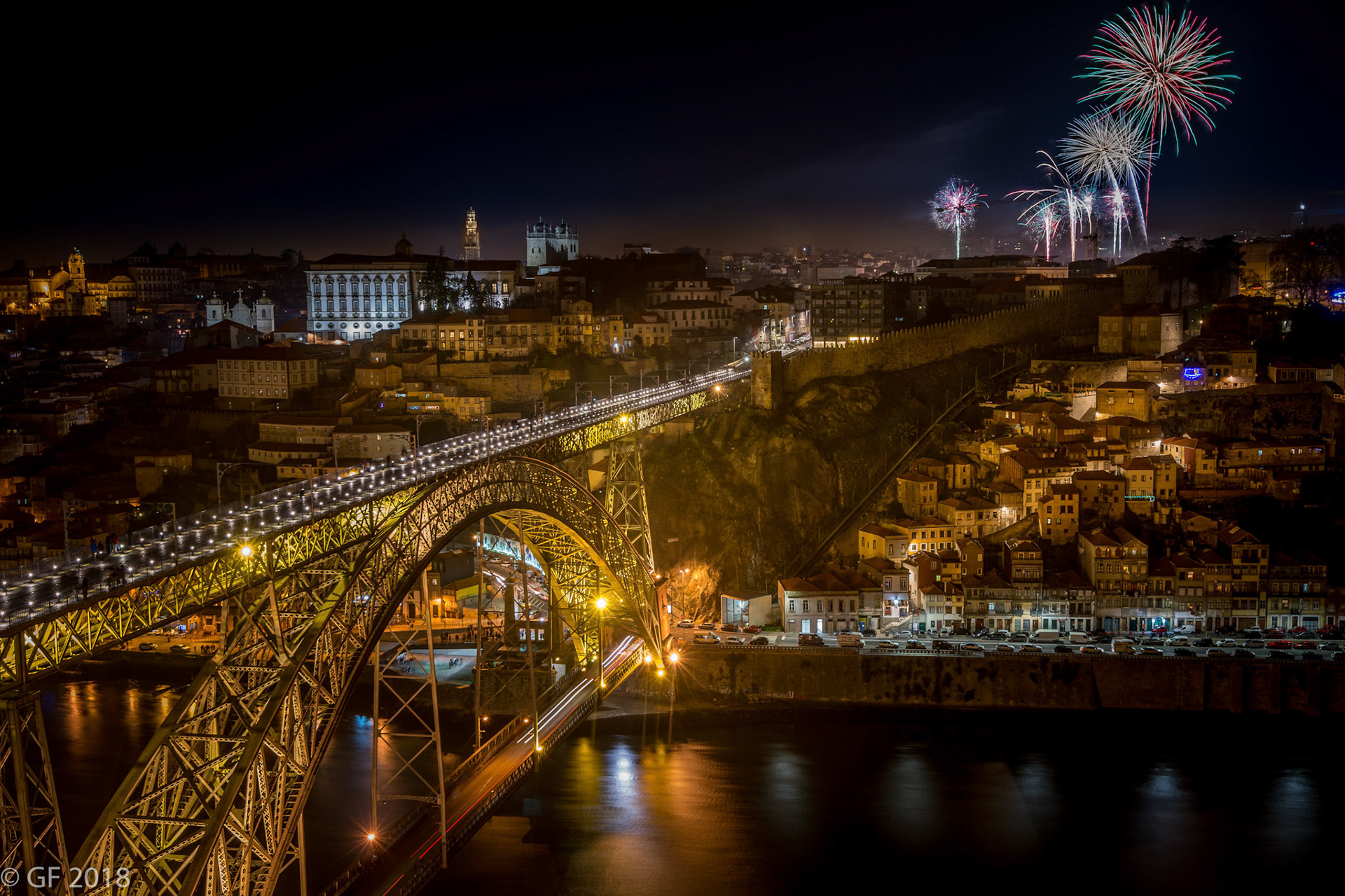 New Year in Porto, Portugal 2016