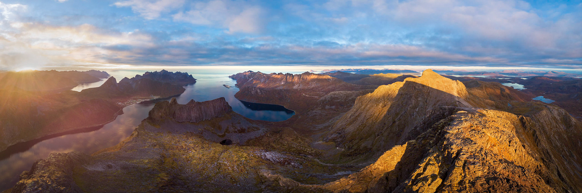 View from Keipen on Senja, Norway, 2022