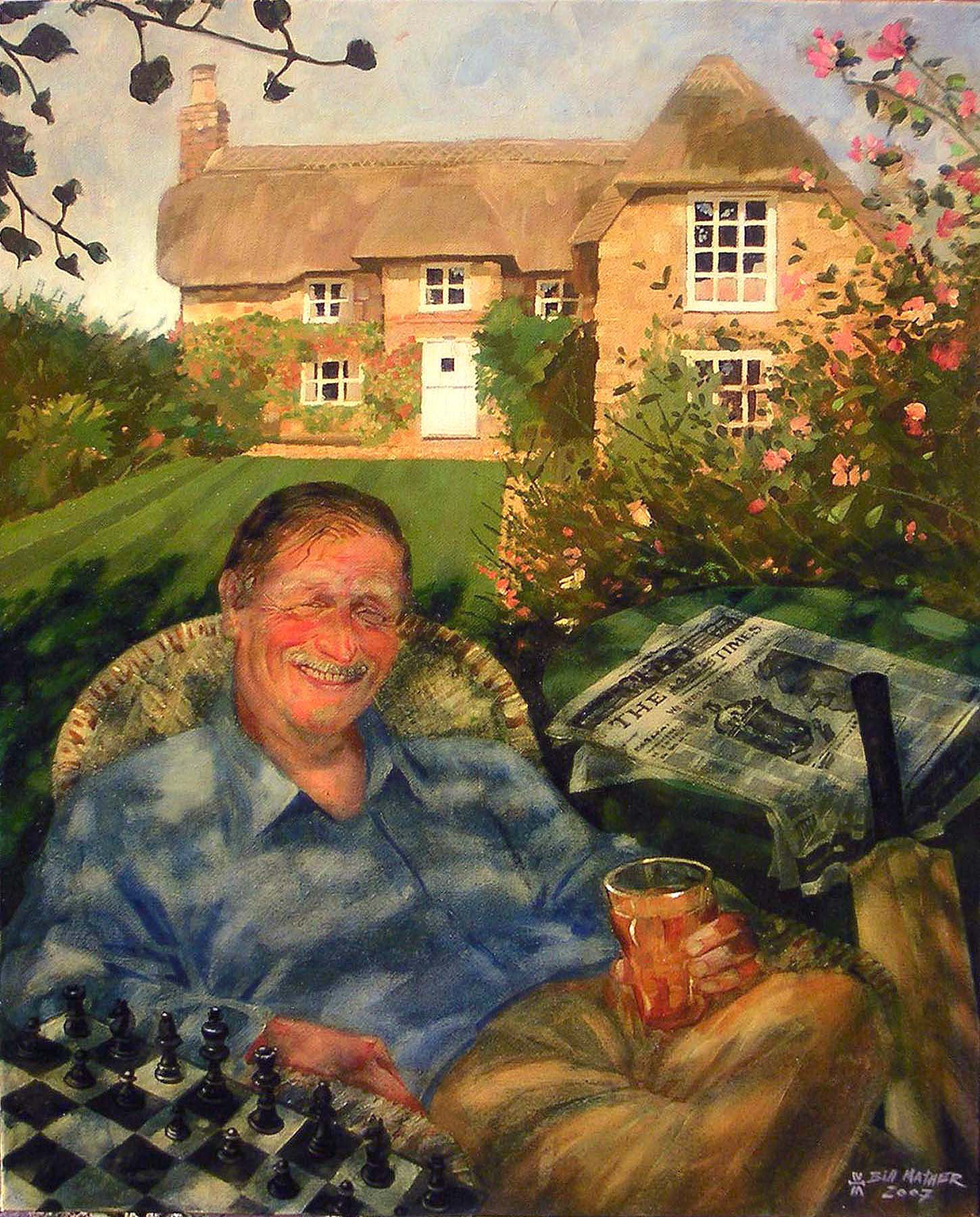 Mr G. Blundell. oil on canvas