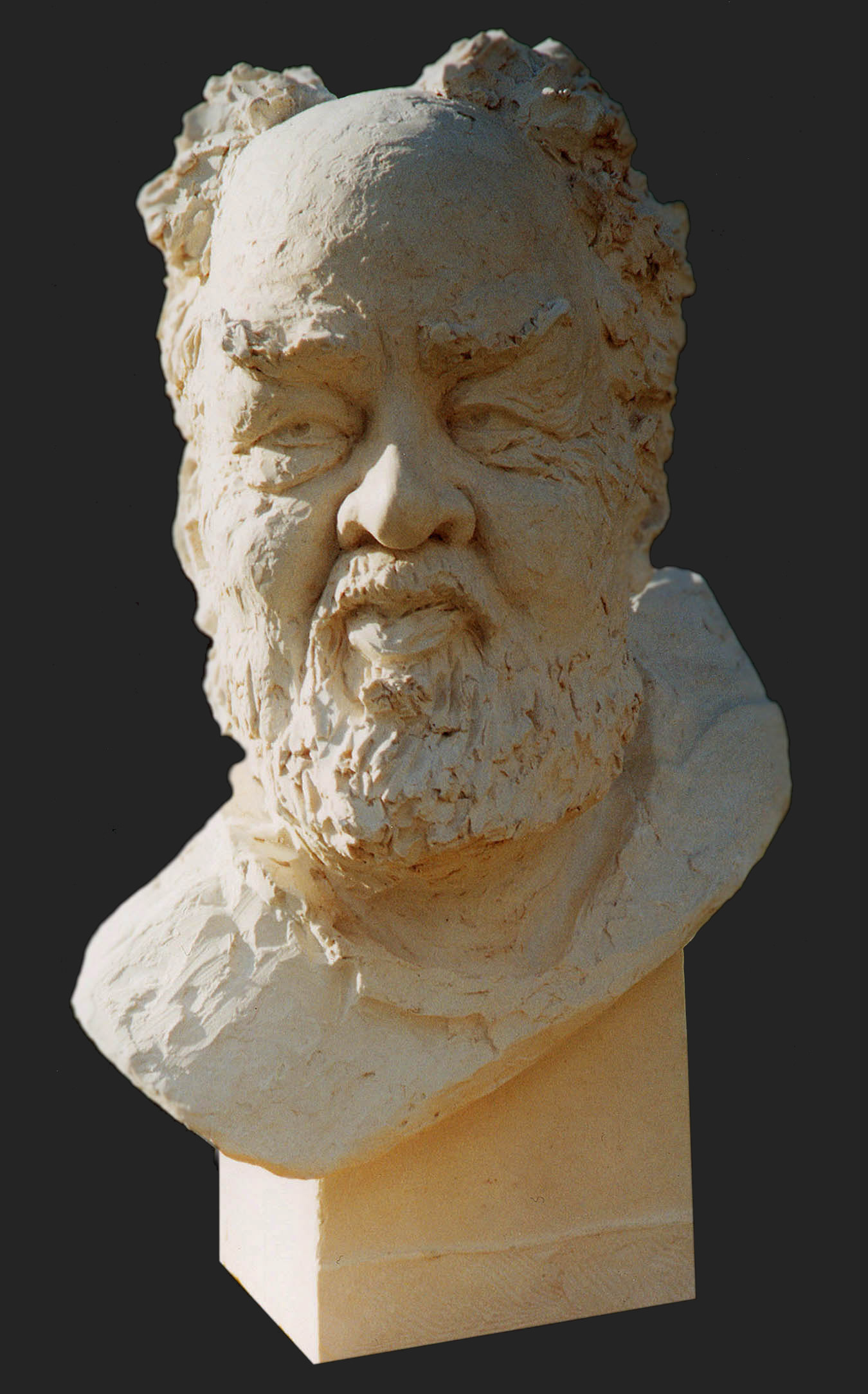 Edward Williams, composer. life size plaster