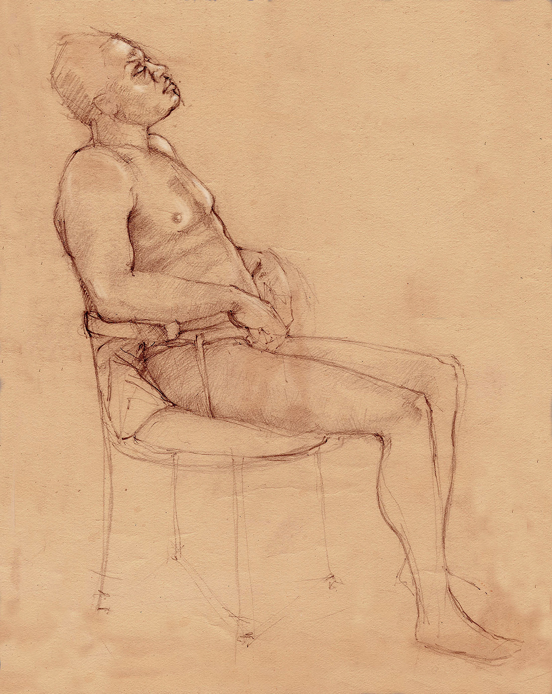 Jacob, pencil & chalk