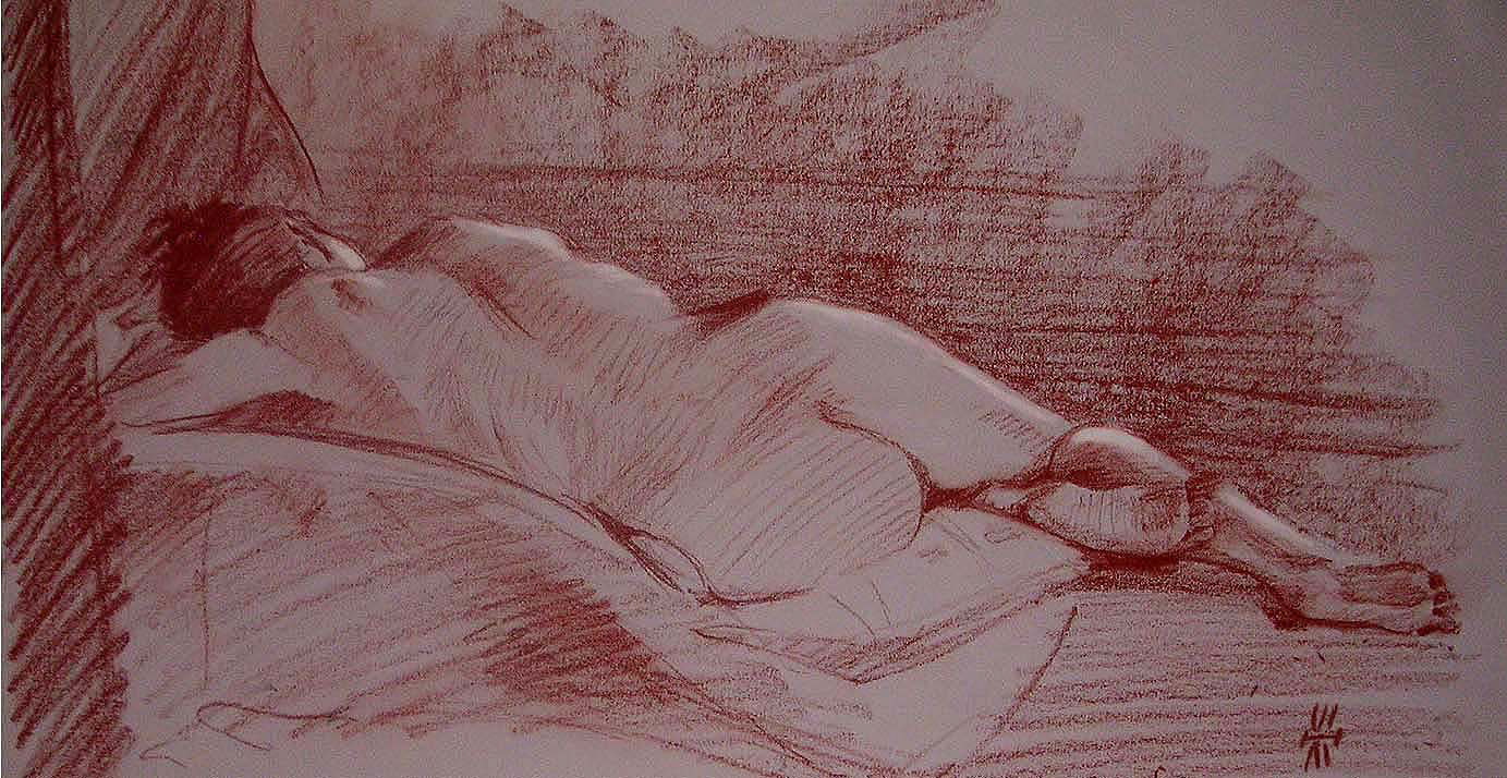 Rosemary, Conte crayon