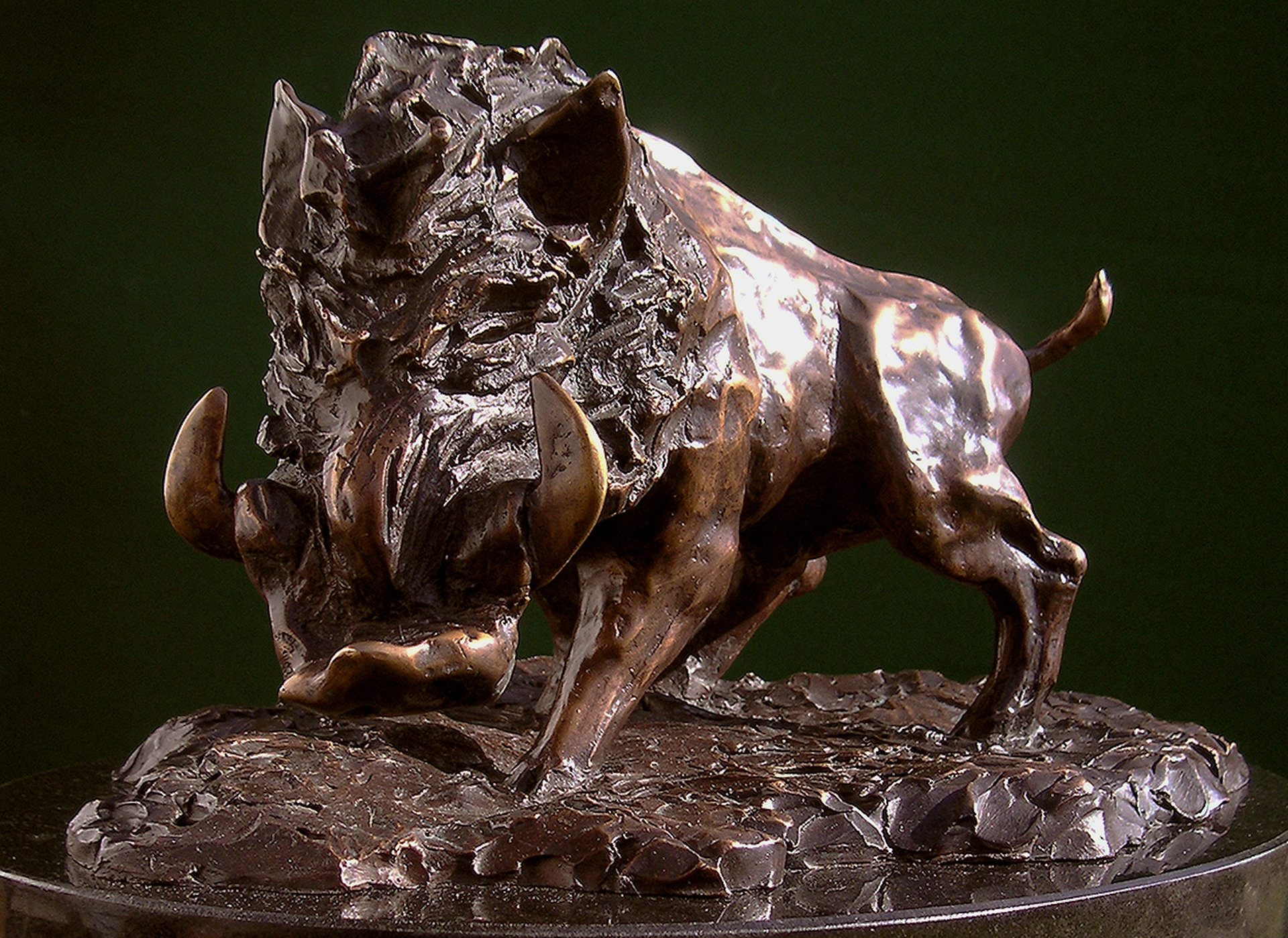 Wild boar, bronze