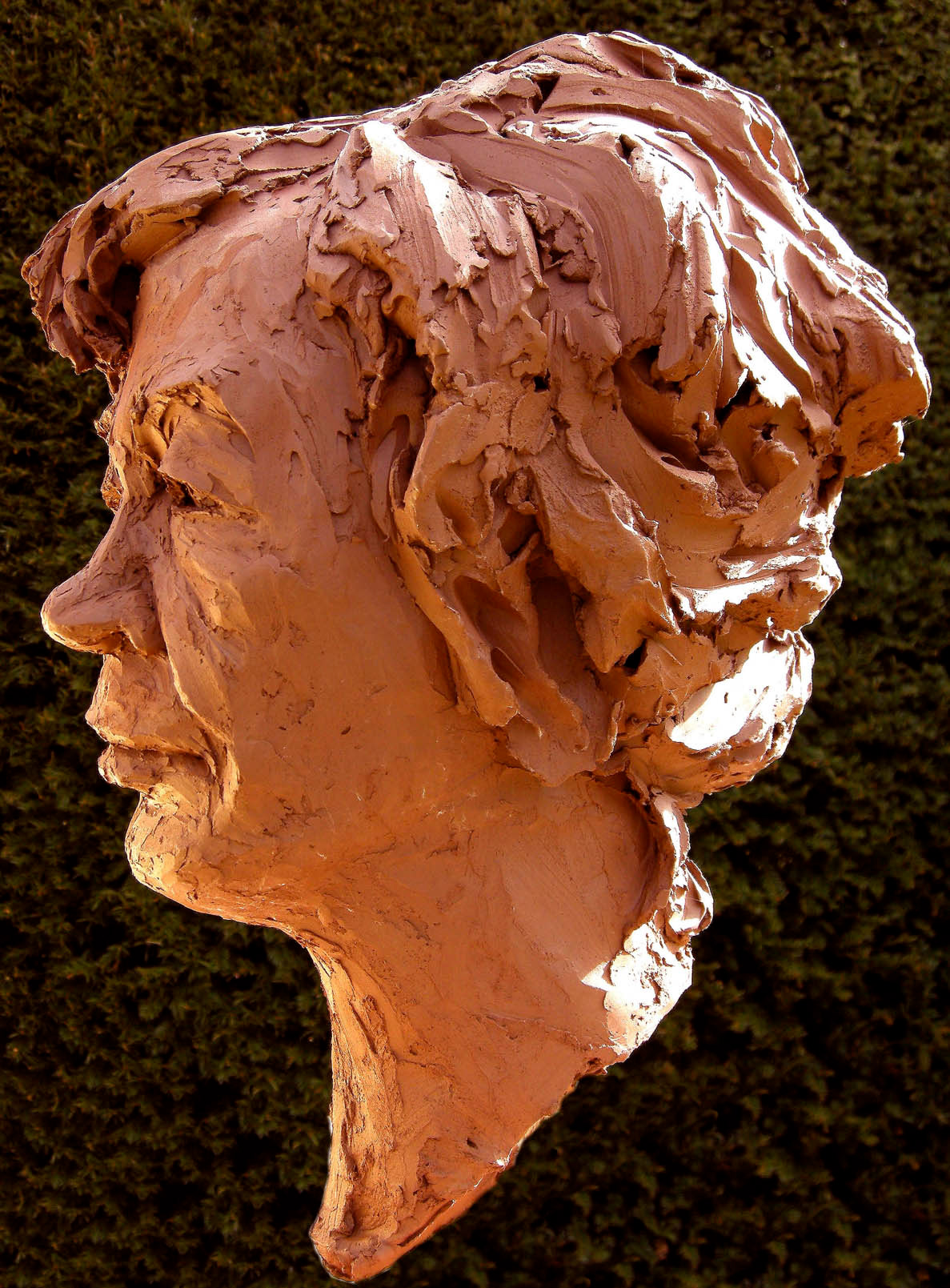 Josie, half life size clay