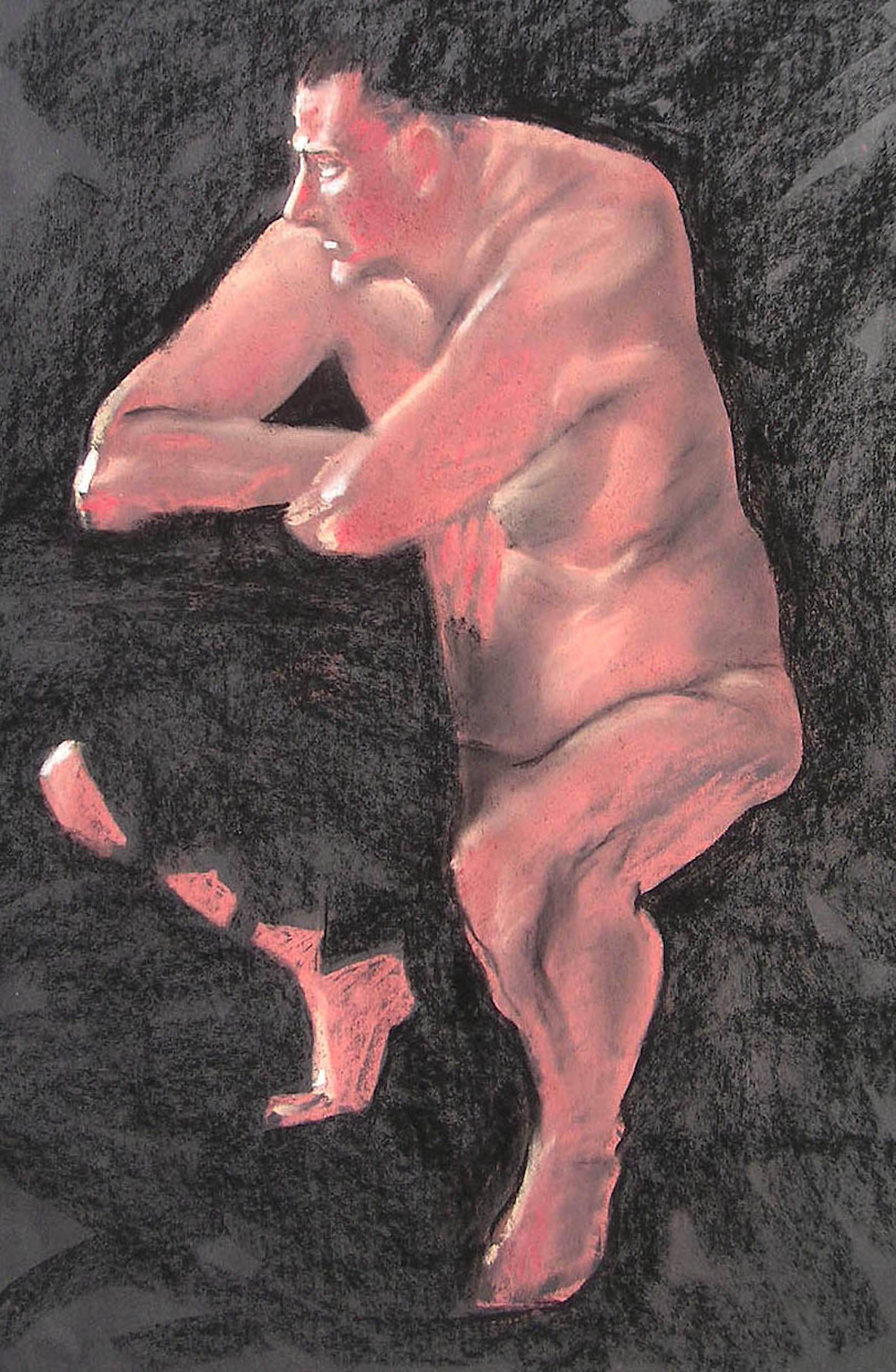 Andrew, pastel & charcoal