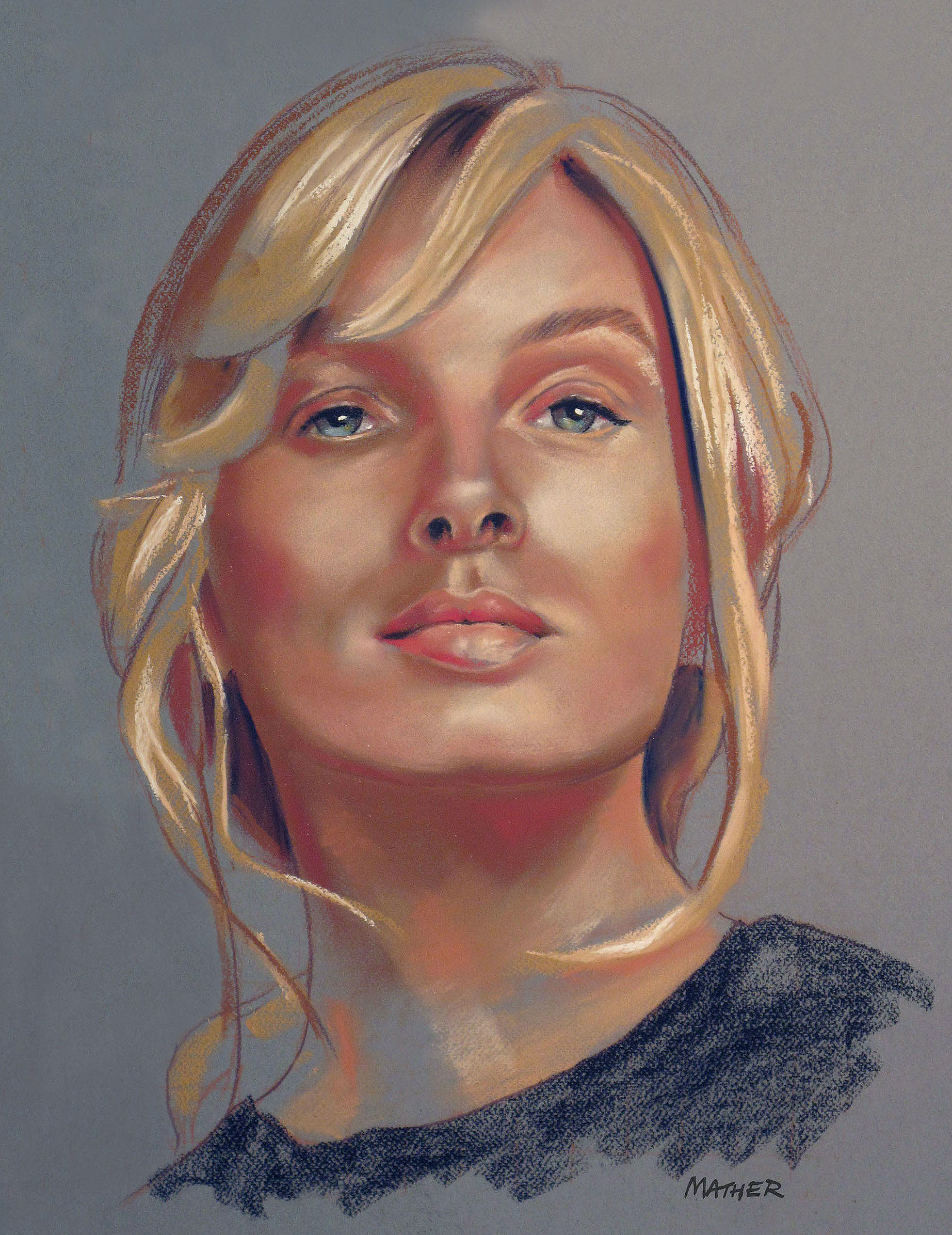 Olivia, Pastel
