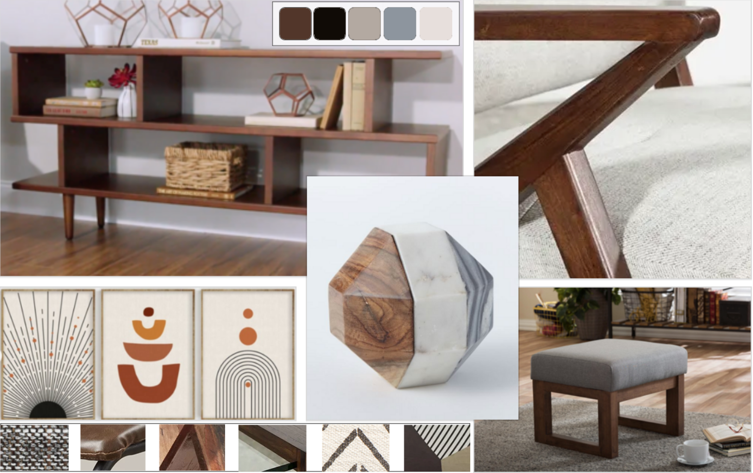 Mid-century Modern Moodboard