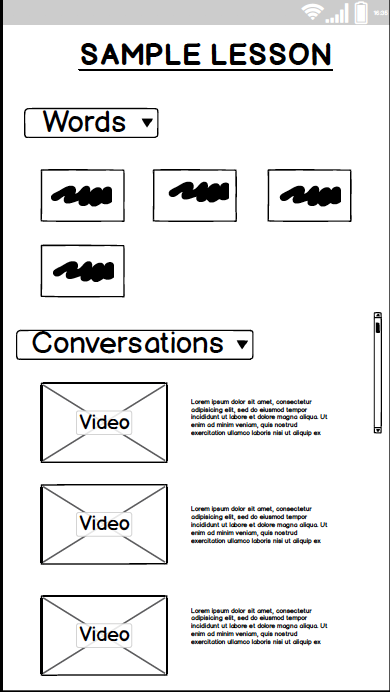 Sample Lesson
