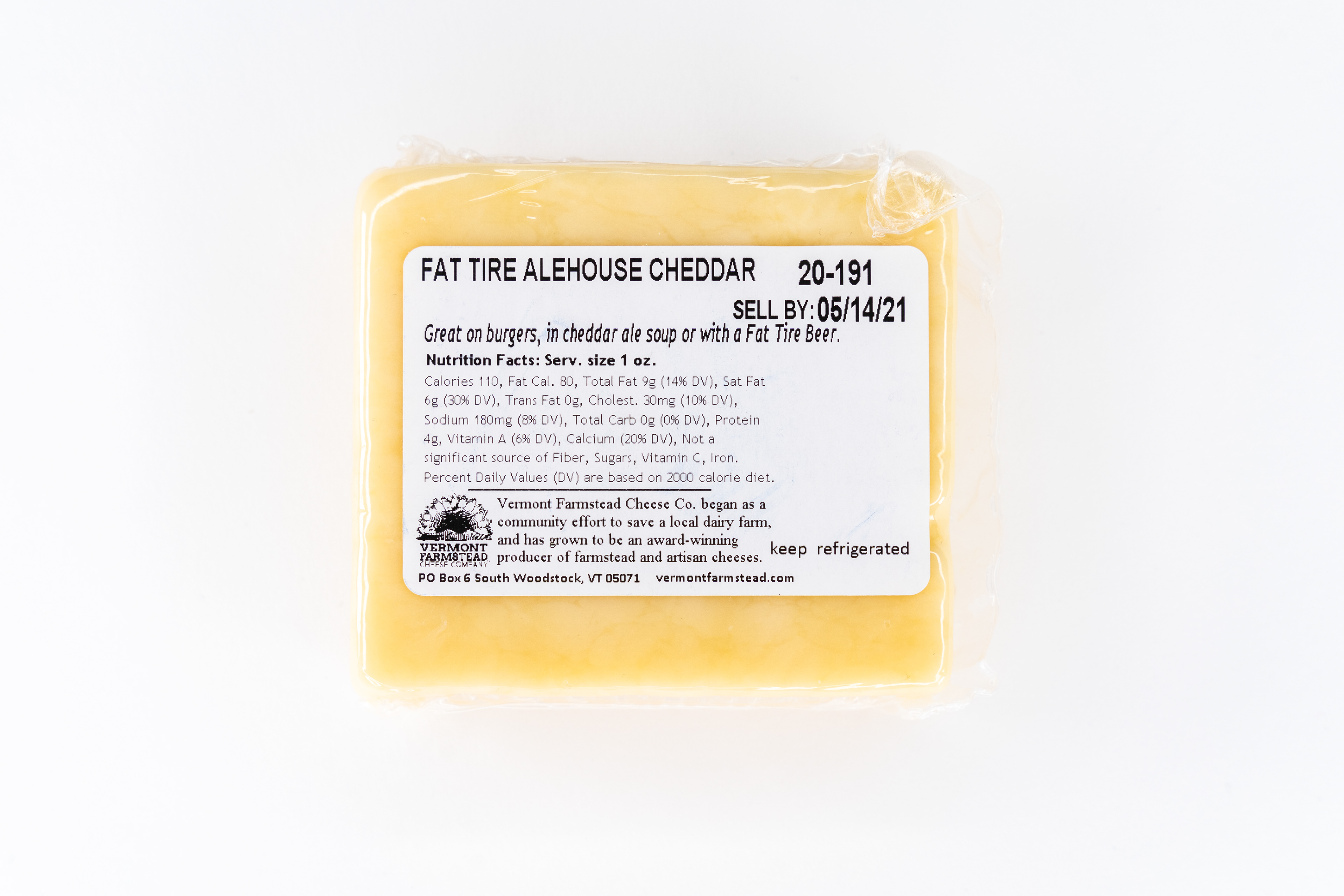 Alehouse Cheddar Cheese – Vermont Farmstead Cheese Co.