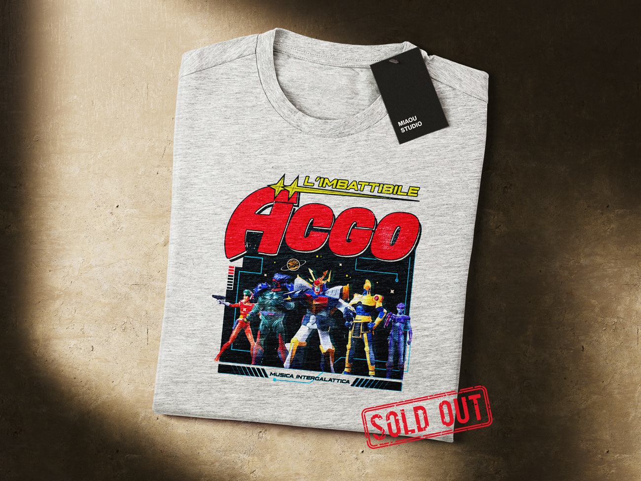 Limited-edition concert T-shirt designed for the Berlin show. The T-shirts sold out during the concert.