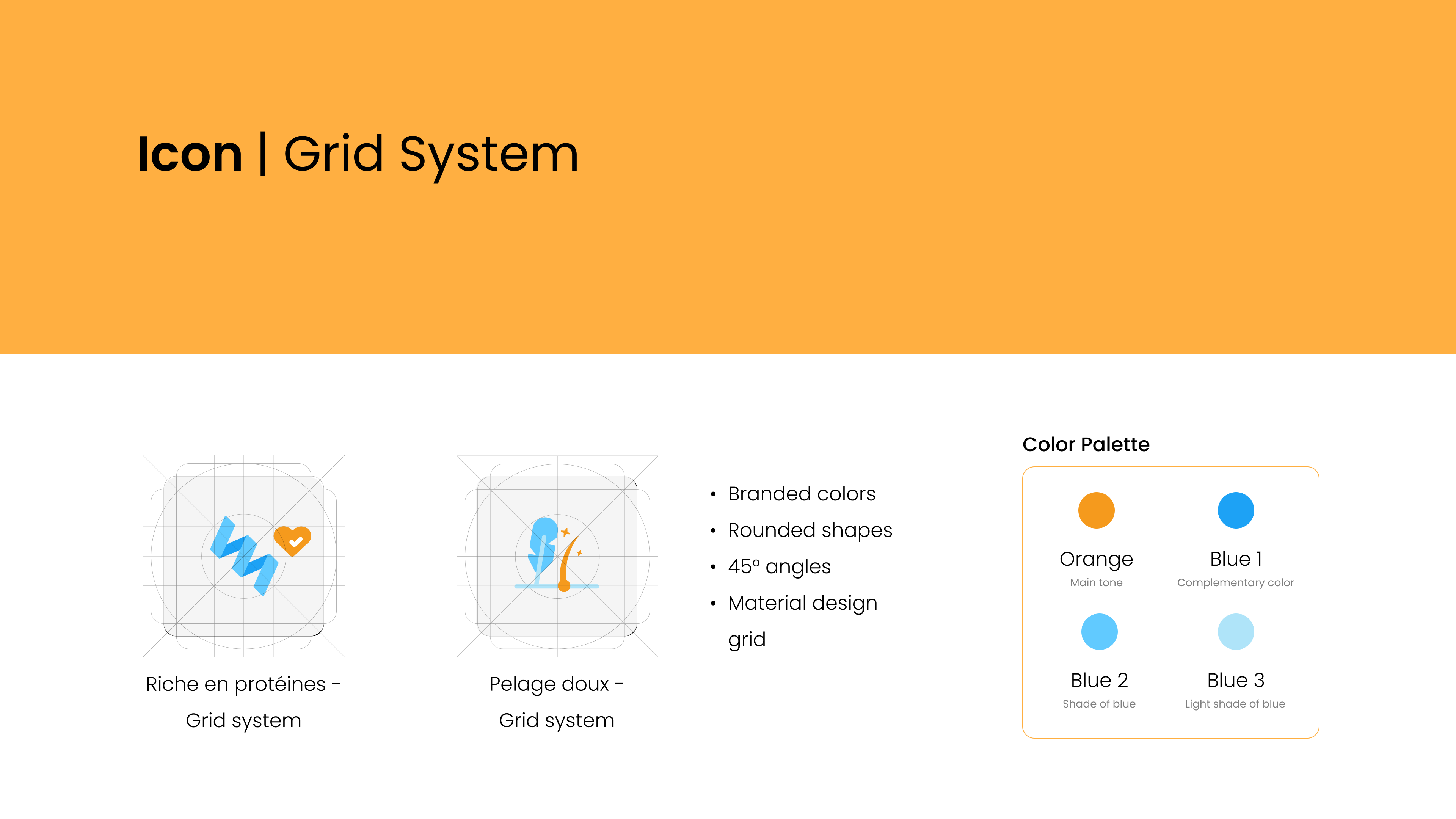 Designed 2 brand-colored icons following Material Design.
