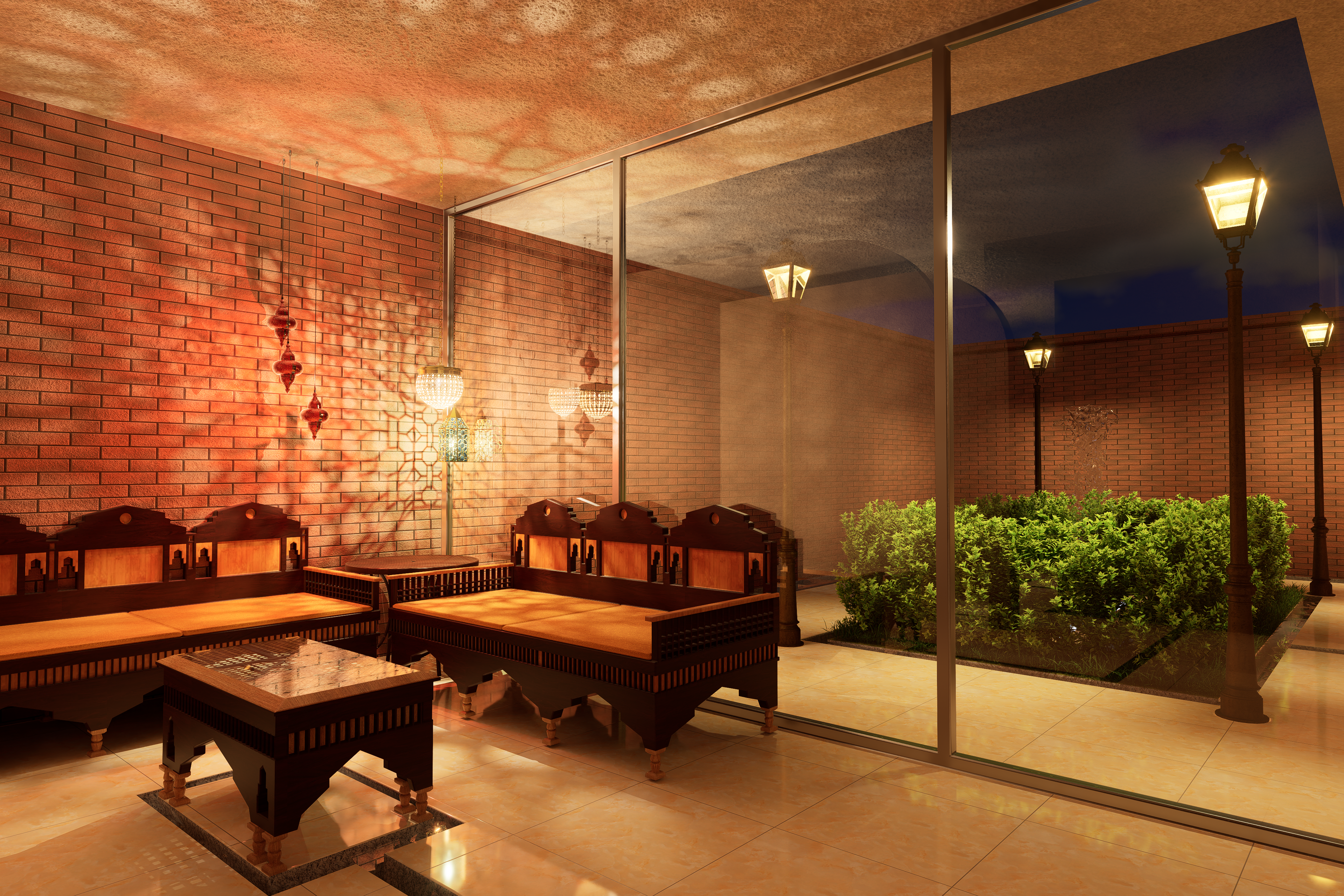 Breakfast nook / Garden 3 (Night)