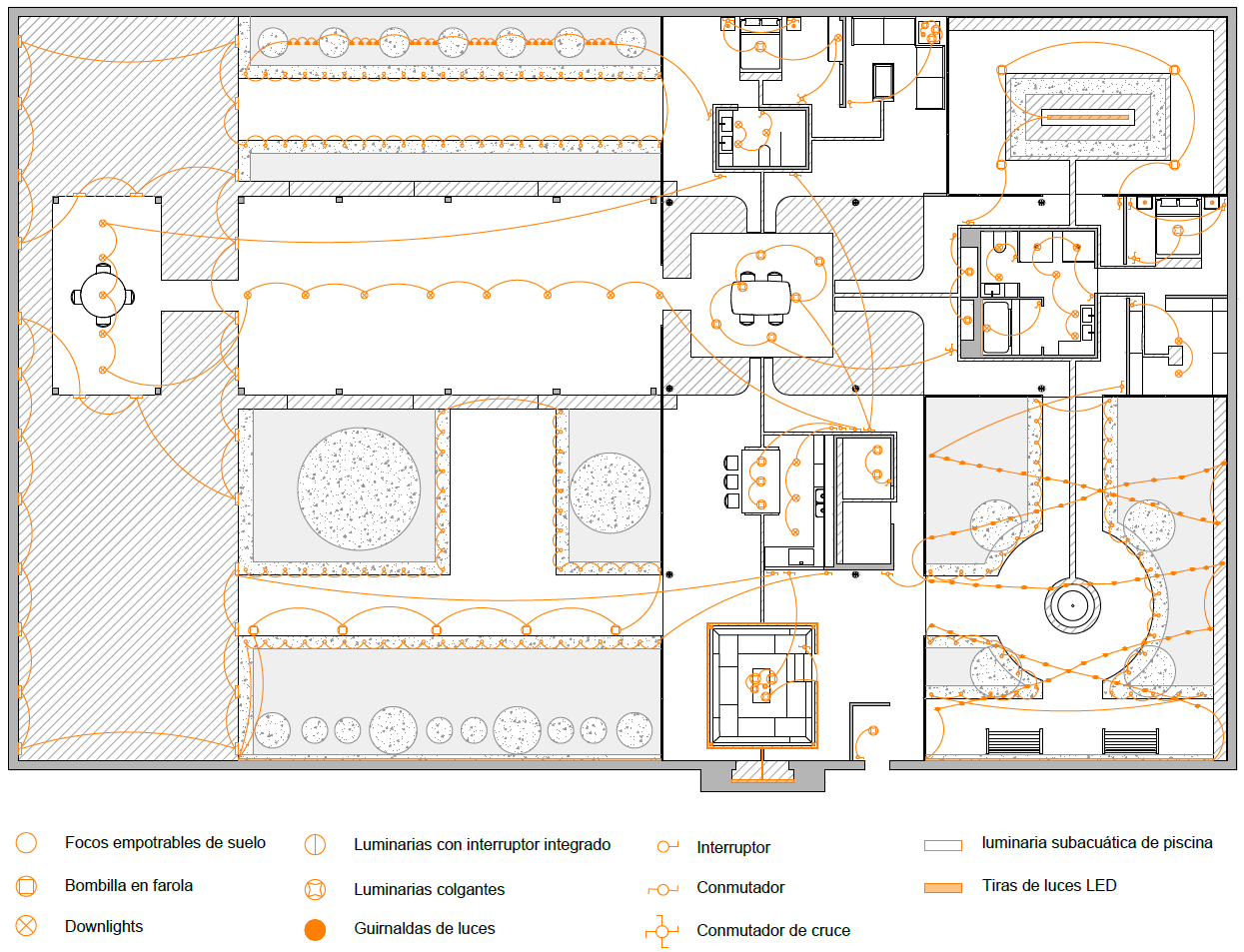 Lighting layout plan