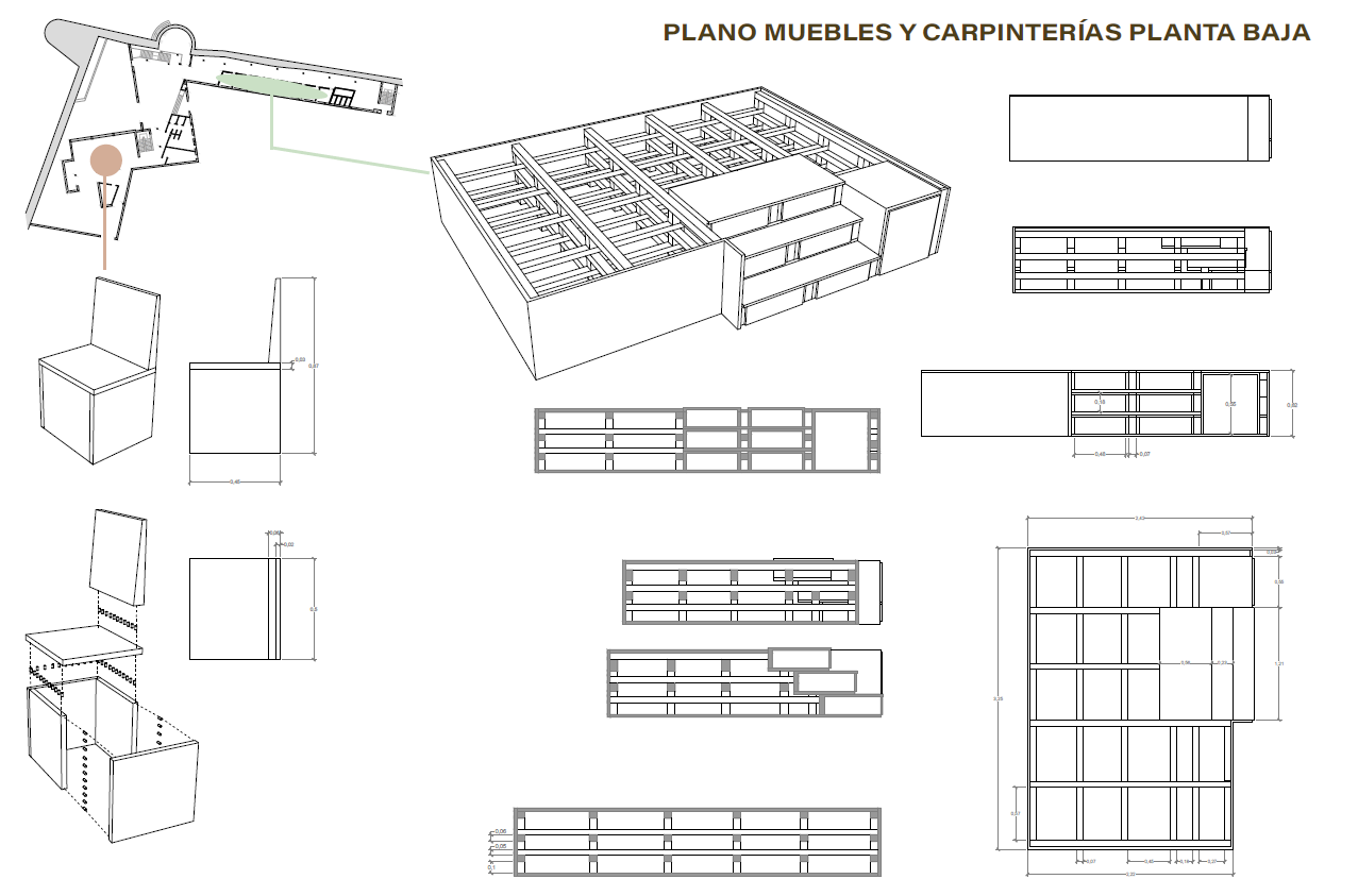 Furniture Construction Details (Ground Floor)